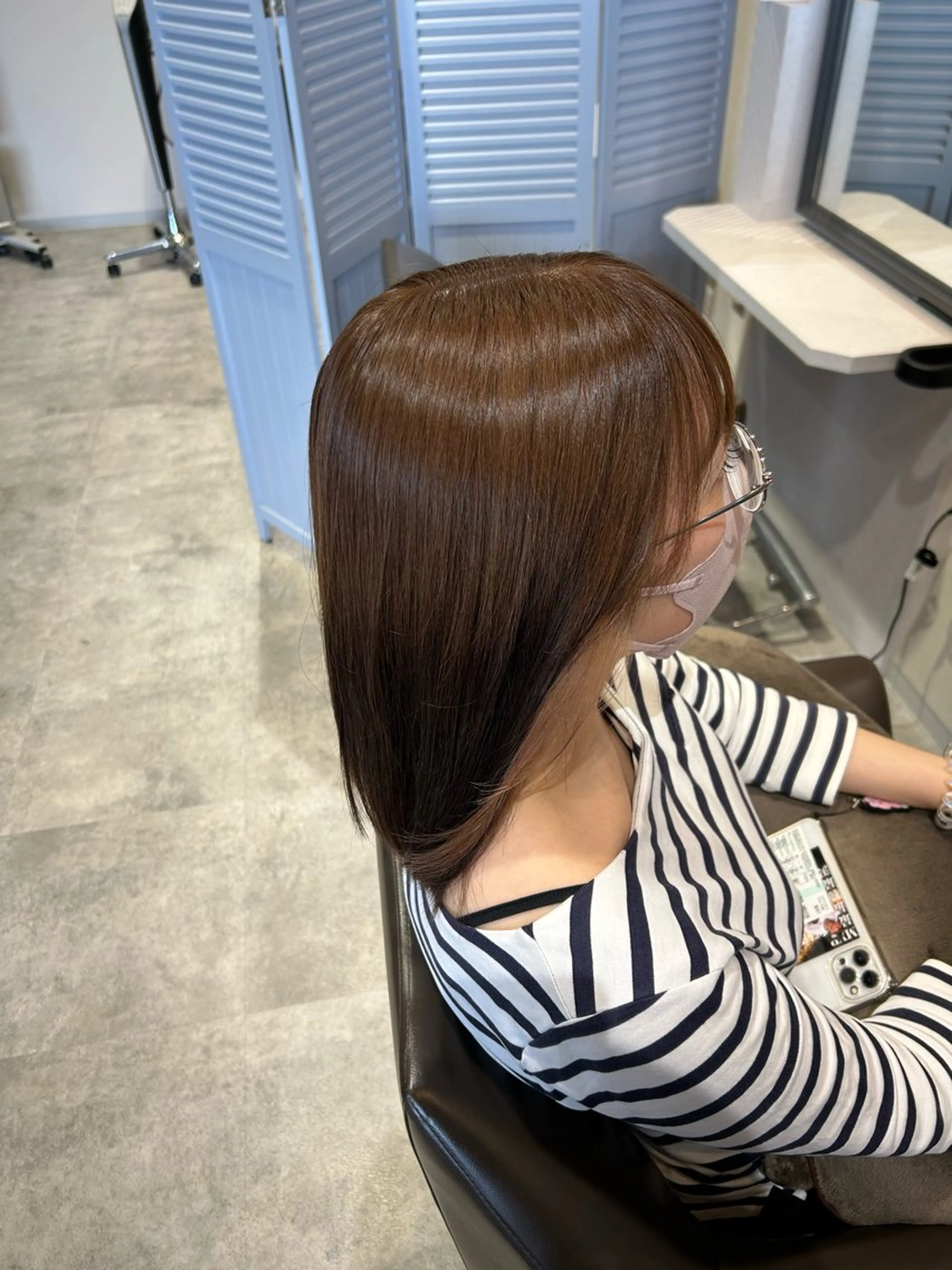 ミディアム ヘアカラー トリートメント SUGAR/ソウ みたけのヘアスタイル