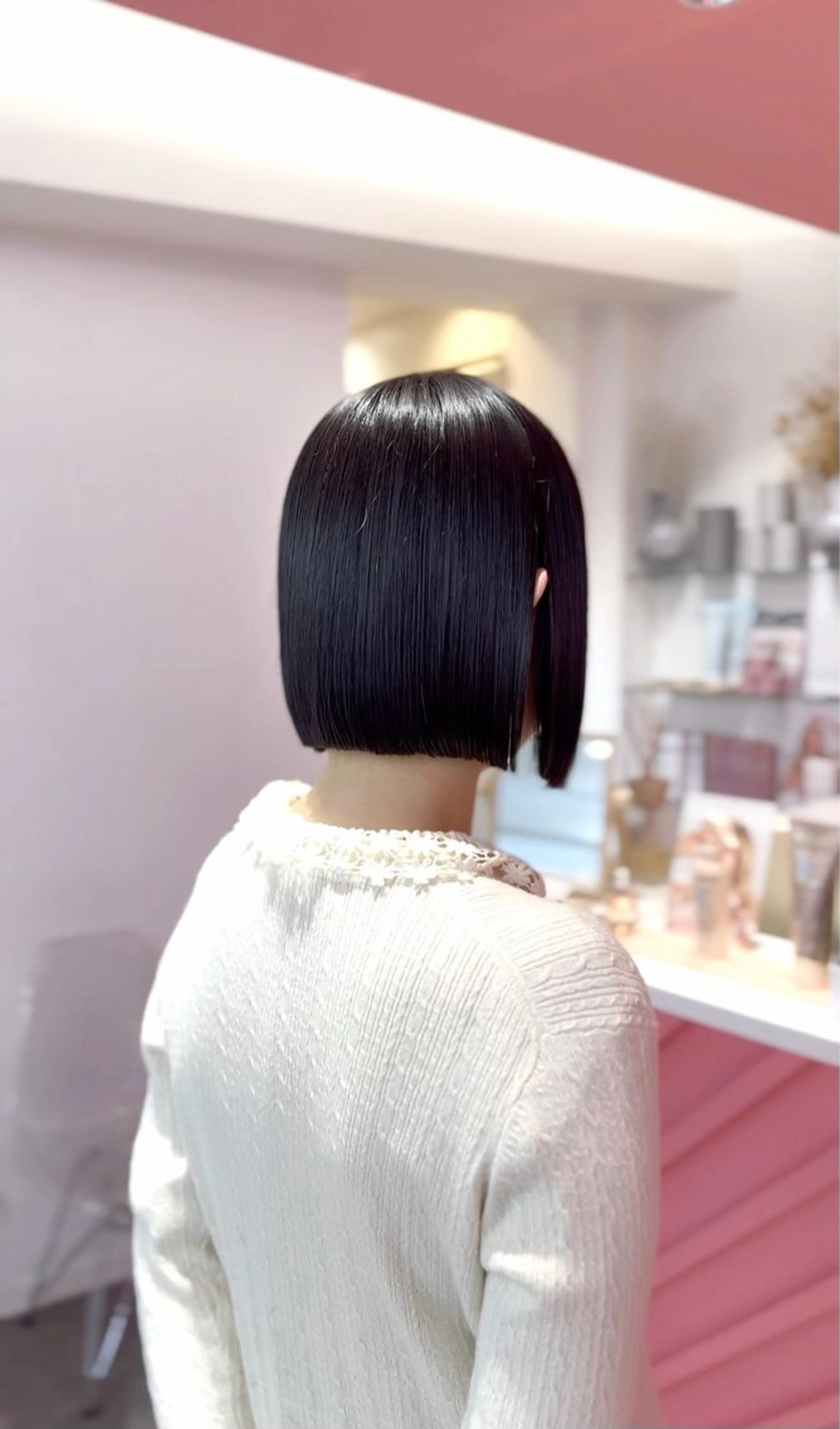 ミディアム ボブ/タッセルボブ /縮毛矯正/瑞月のヘアスタイル