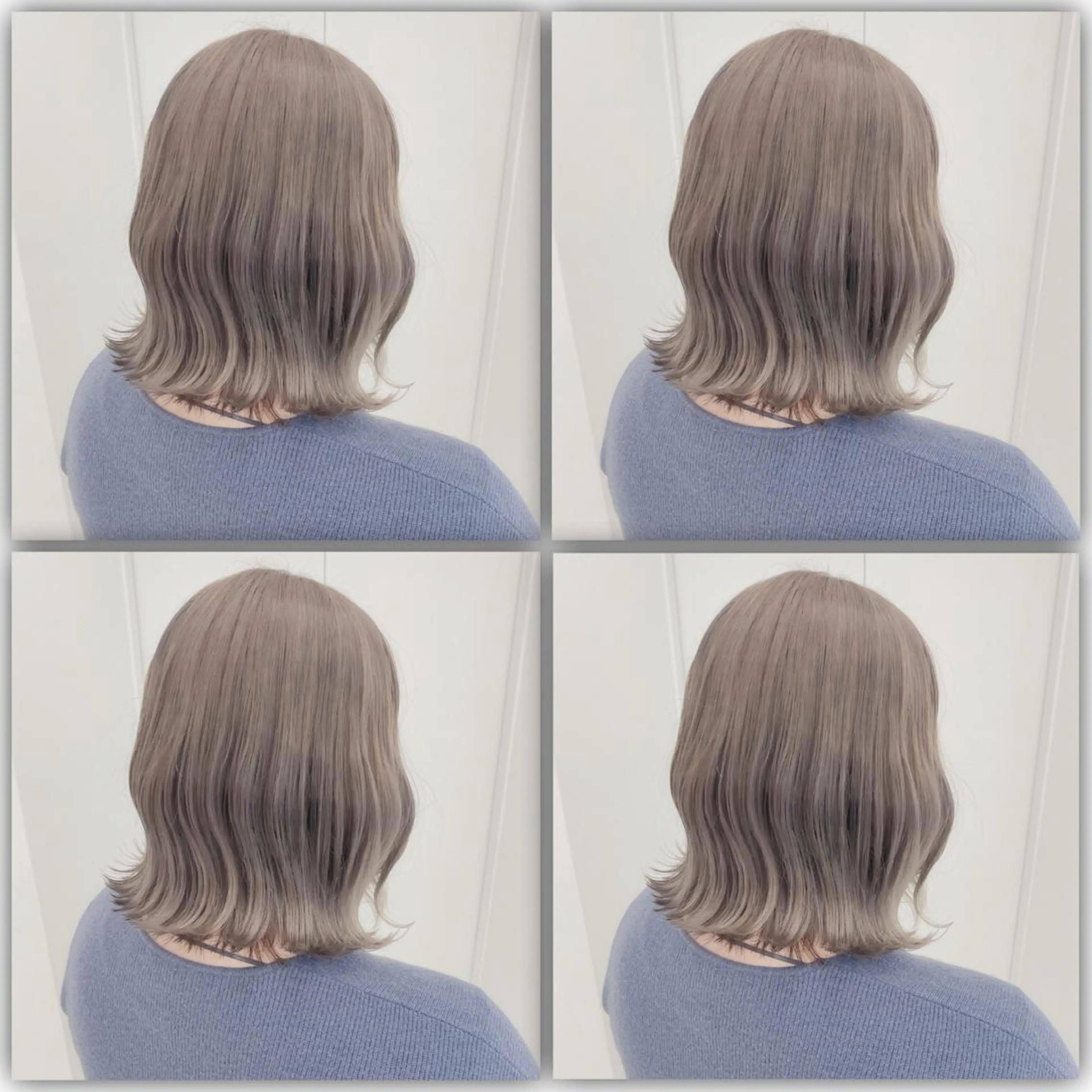 ミディアム カラー レイヤーダブルカラー KYONのヘアスタイル