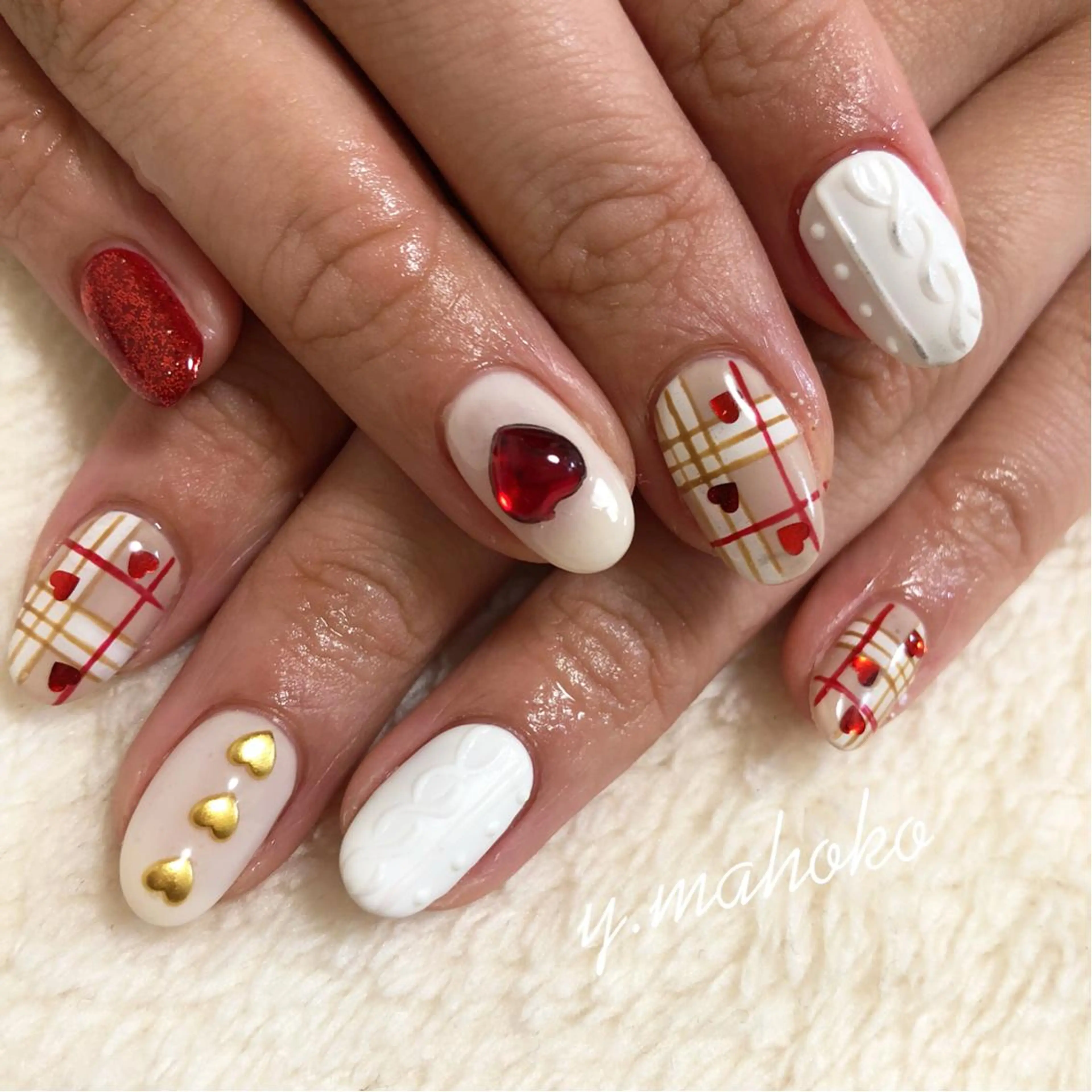 ネイル ハンドネイル She nail studio 原宿所属・パラジェル有/ スカルプ/mahoのネイルデザイン