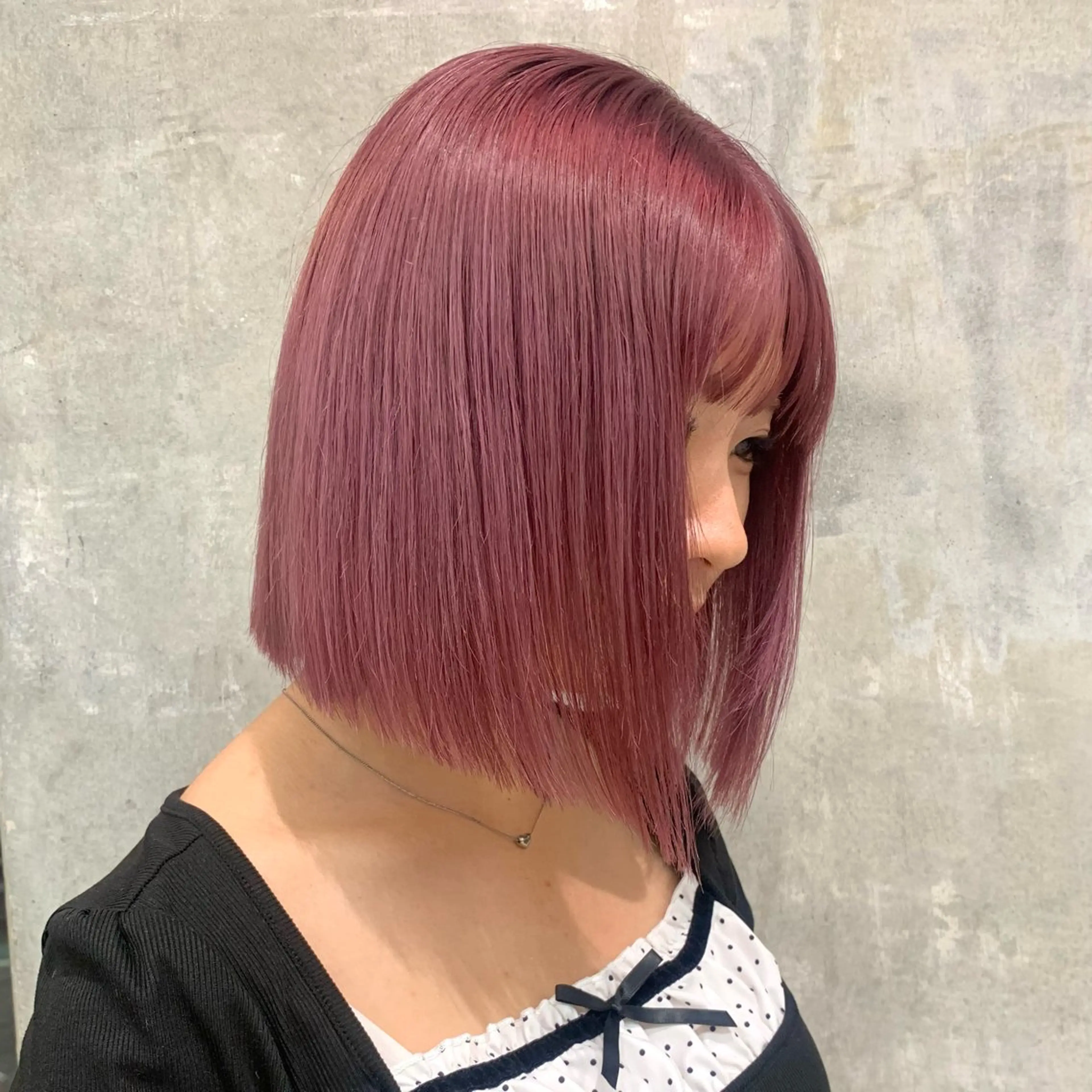 ミディアム ヘアカラー 本厚木で叶う艶カラー /AYAMI🎀のヘアスタイル