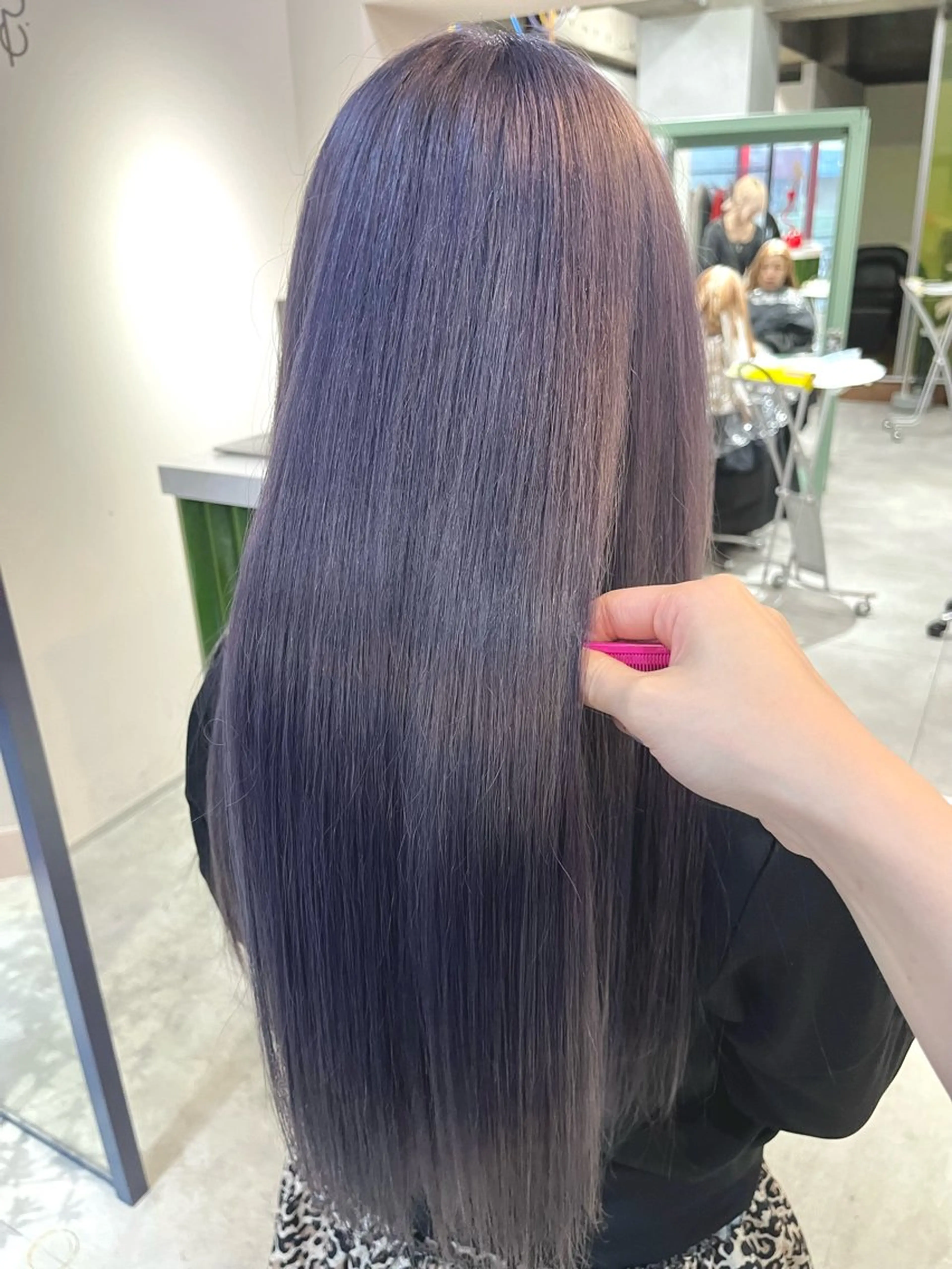 ロング カラー 暖色ハイトーン特化 🥇Mioのヘアスタイル