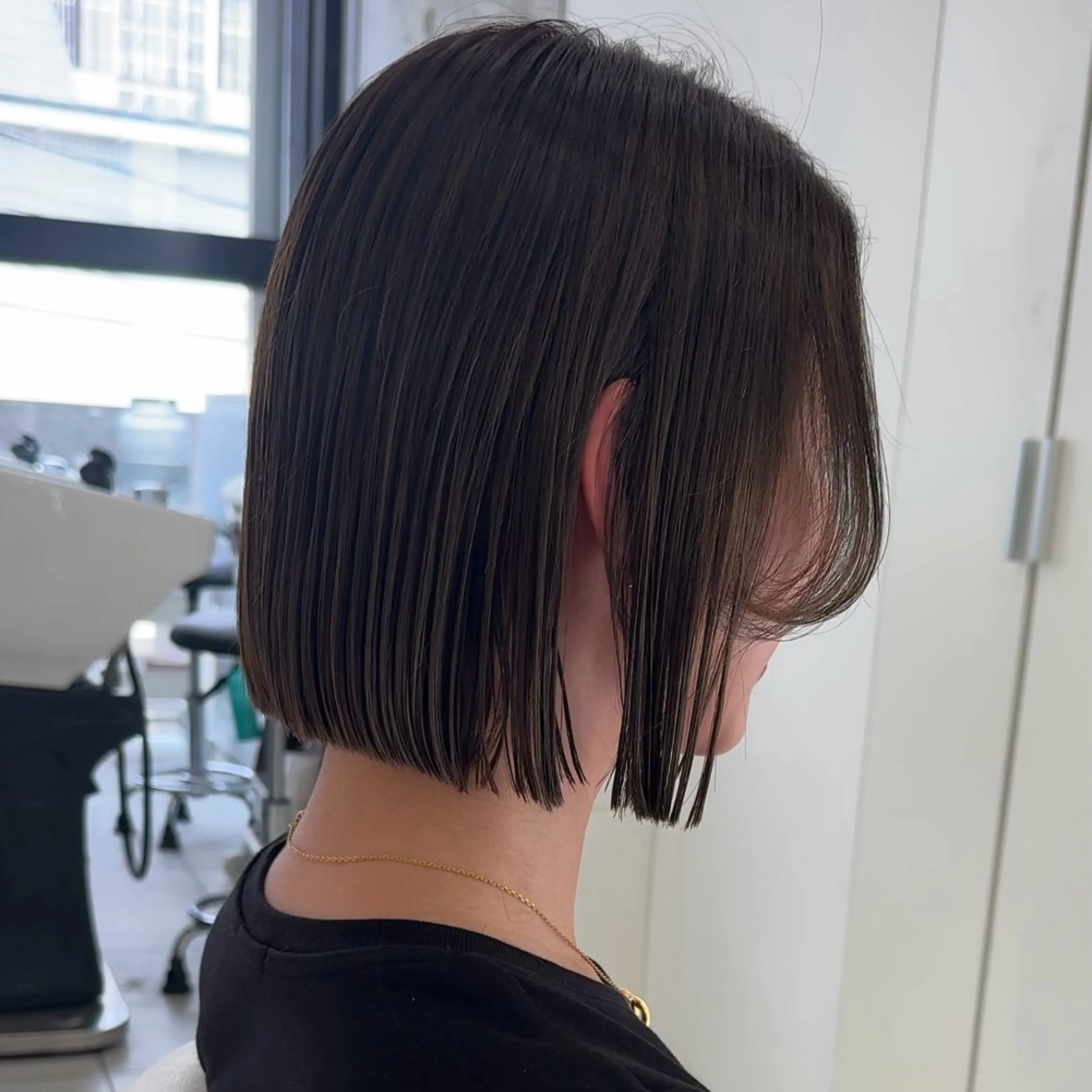 ショート ボブ 畔上 尚也のヘアスタイル