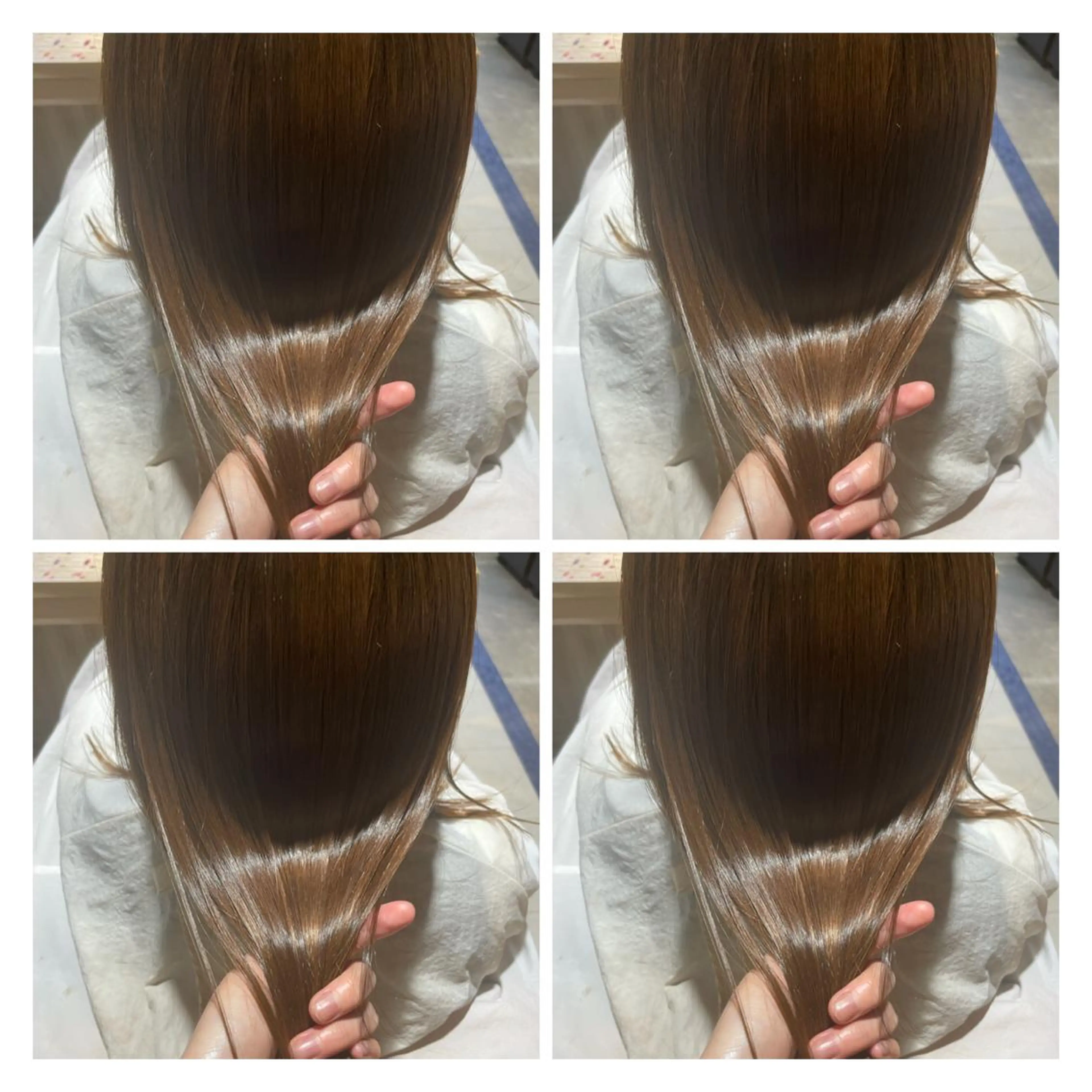 ミディアム カラー ヘアカラー トリートメント 髪質改善艶髪 ℍ𝔸ℝ𝕌𝕂𝔸のヘアスタイル