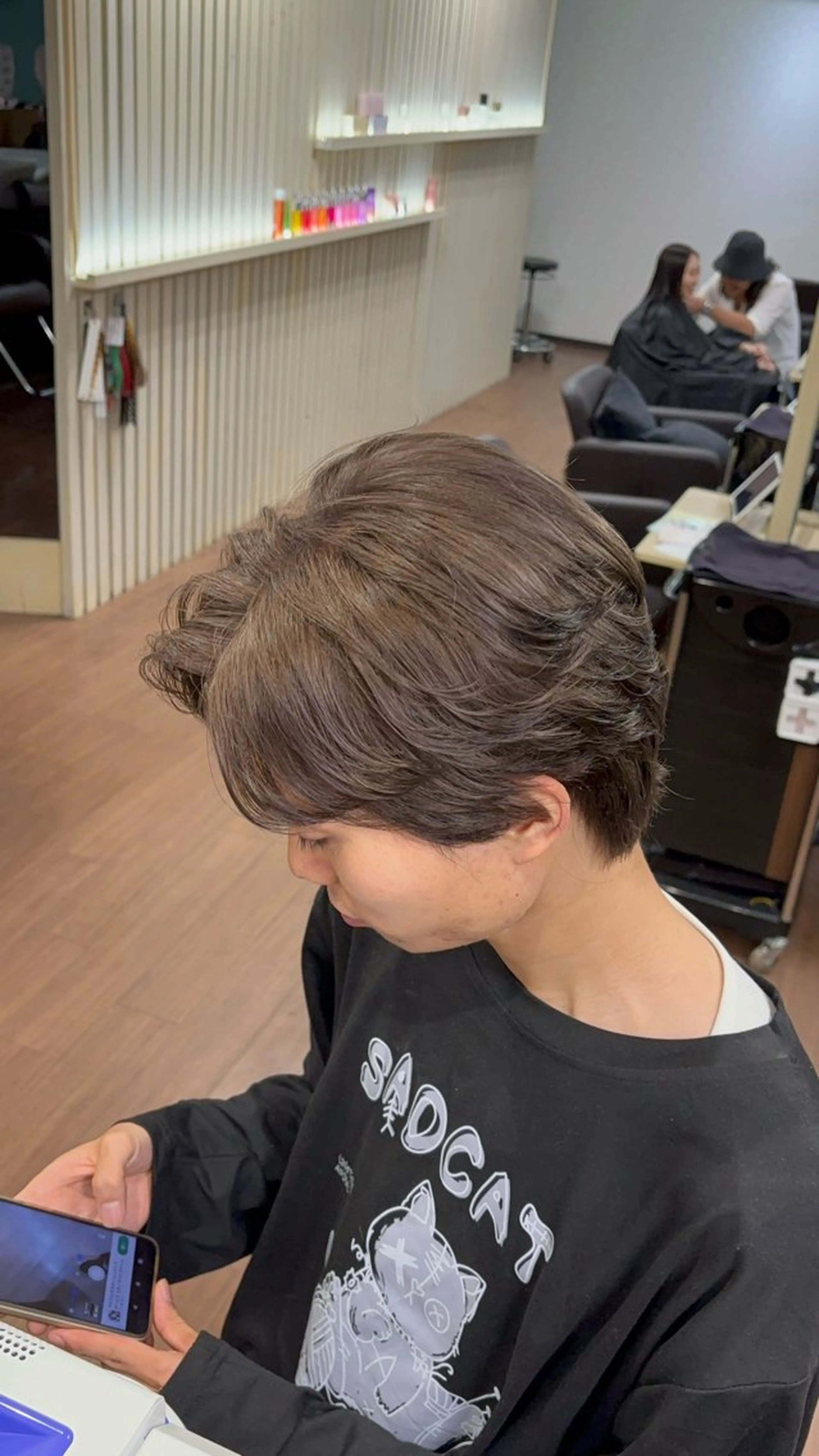 カラー メンズ 椎名 翔琉のヘアスタイル