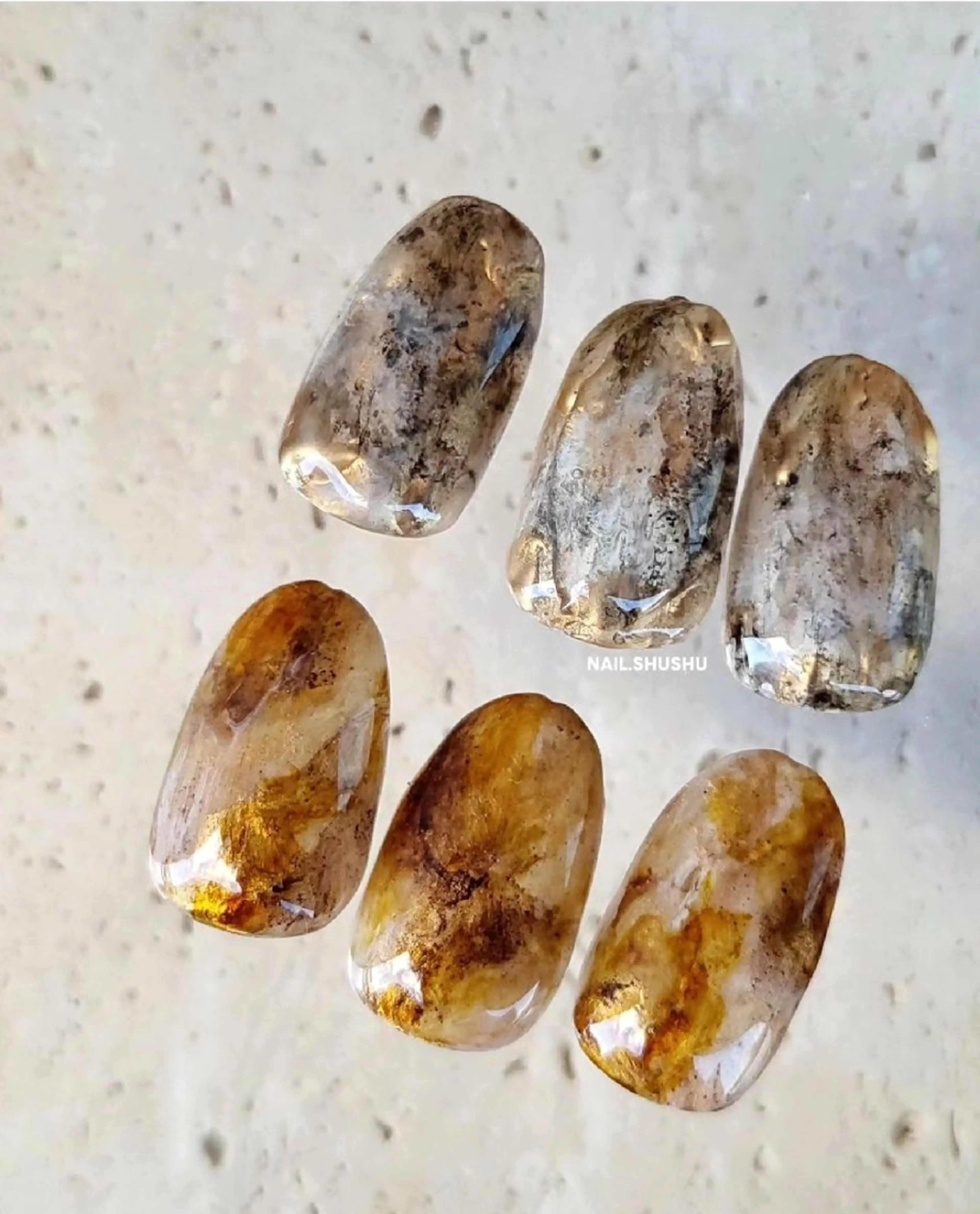 ネイル 持ち込み ニュアンスネイル ワンカラーネイル シンプルネイル 冬ネイル ハンドネイル 3dパーツ/流行り 👧shushu❤️のネイルデザイン