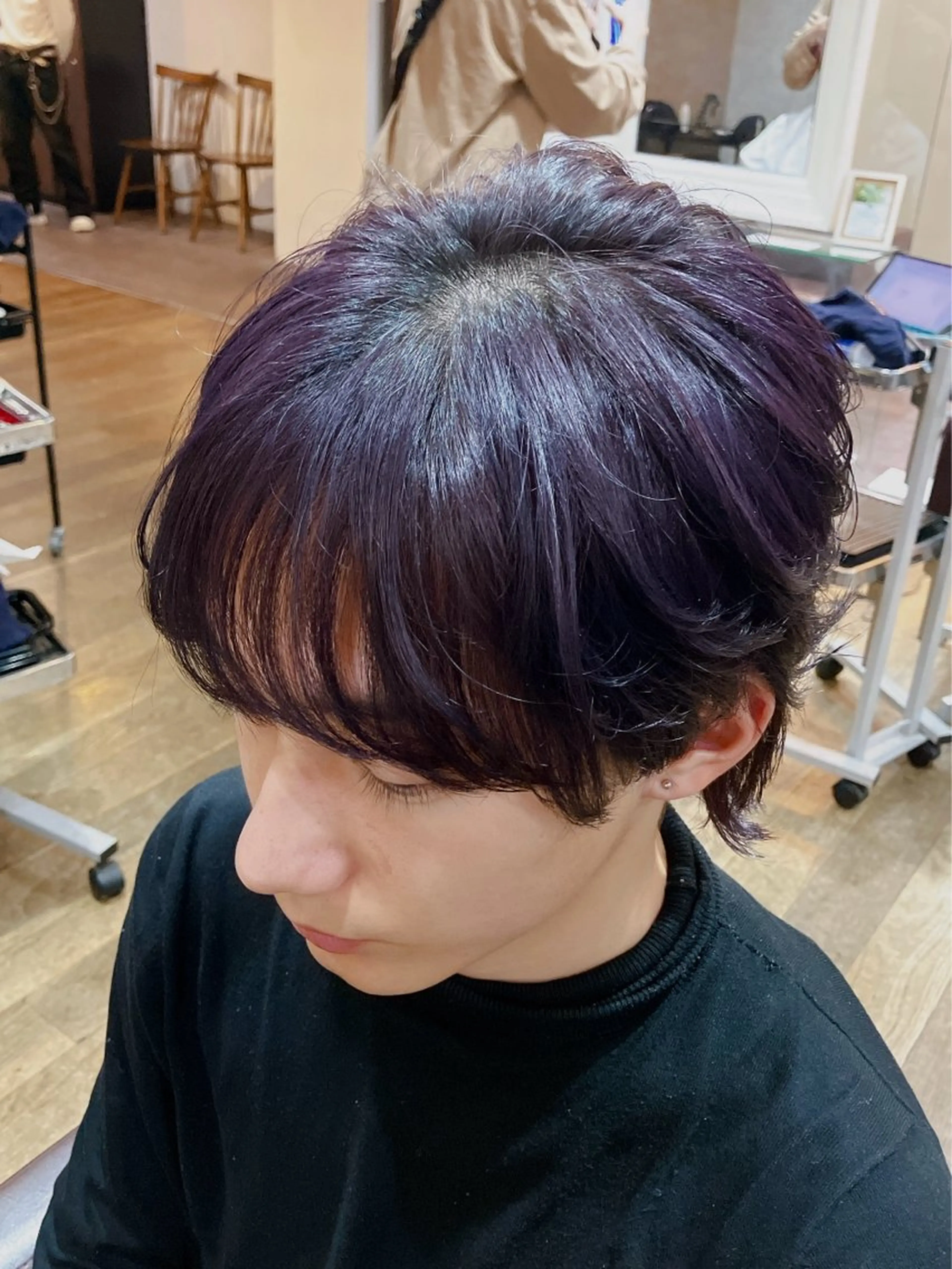 ショート メンズ メンズパーマ/心斎橋 /四ツ橋駅/しょうまのヘアスタイル