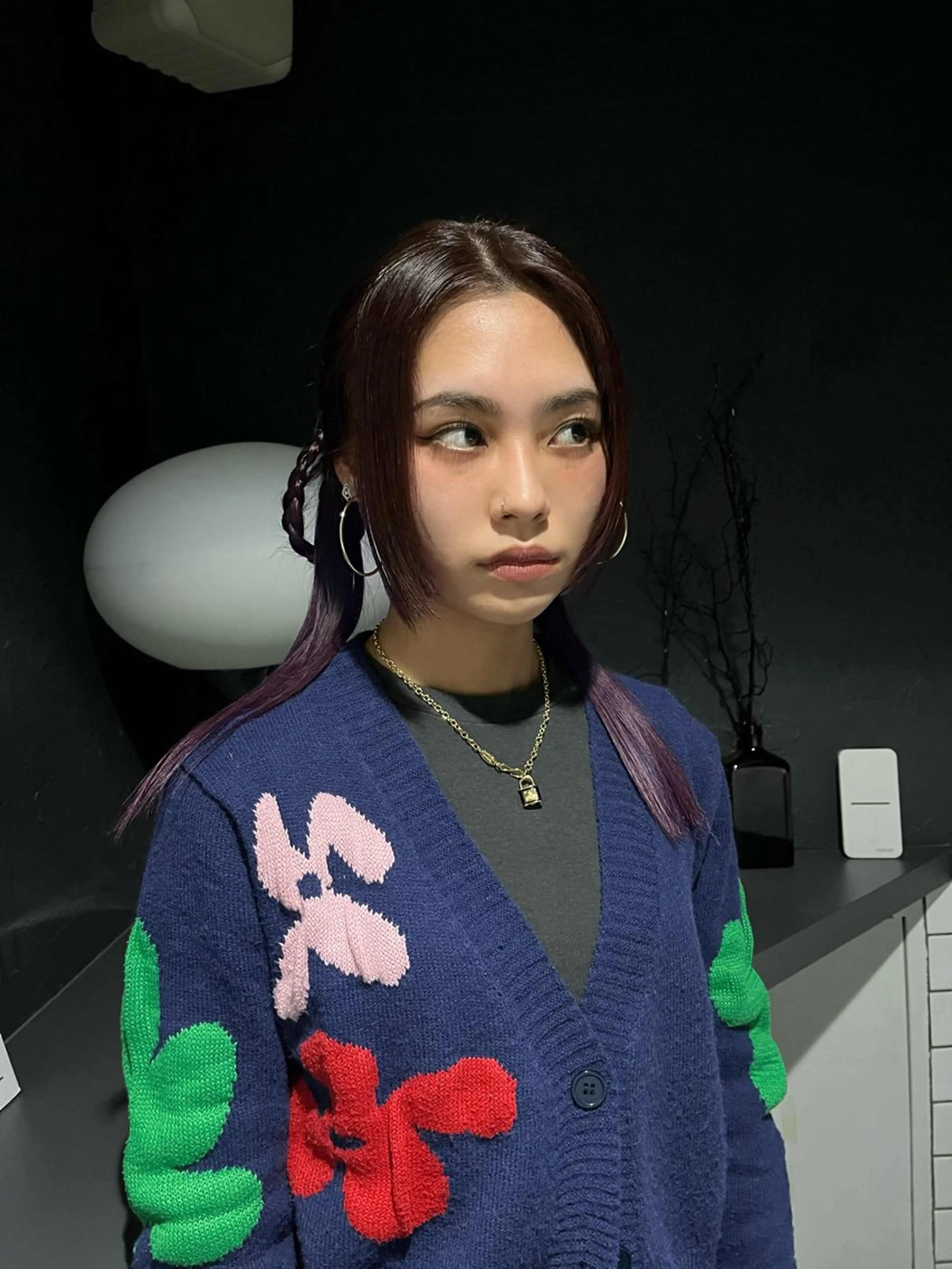 カラー ブリーチ デザインカラー バイオレットカラー ヘアカラー トリートメント 6/5まで目黒店 カラー🎀ミカゼのヘアスタイル