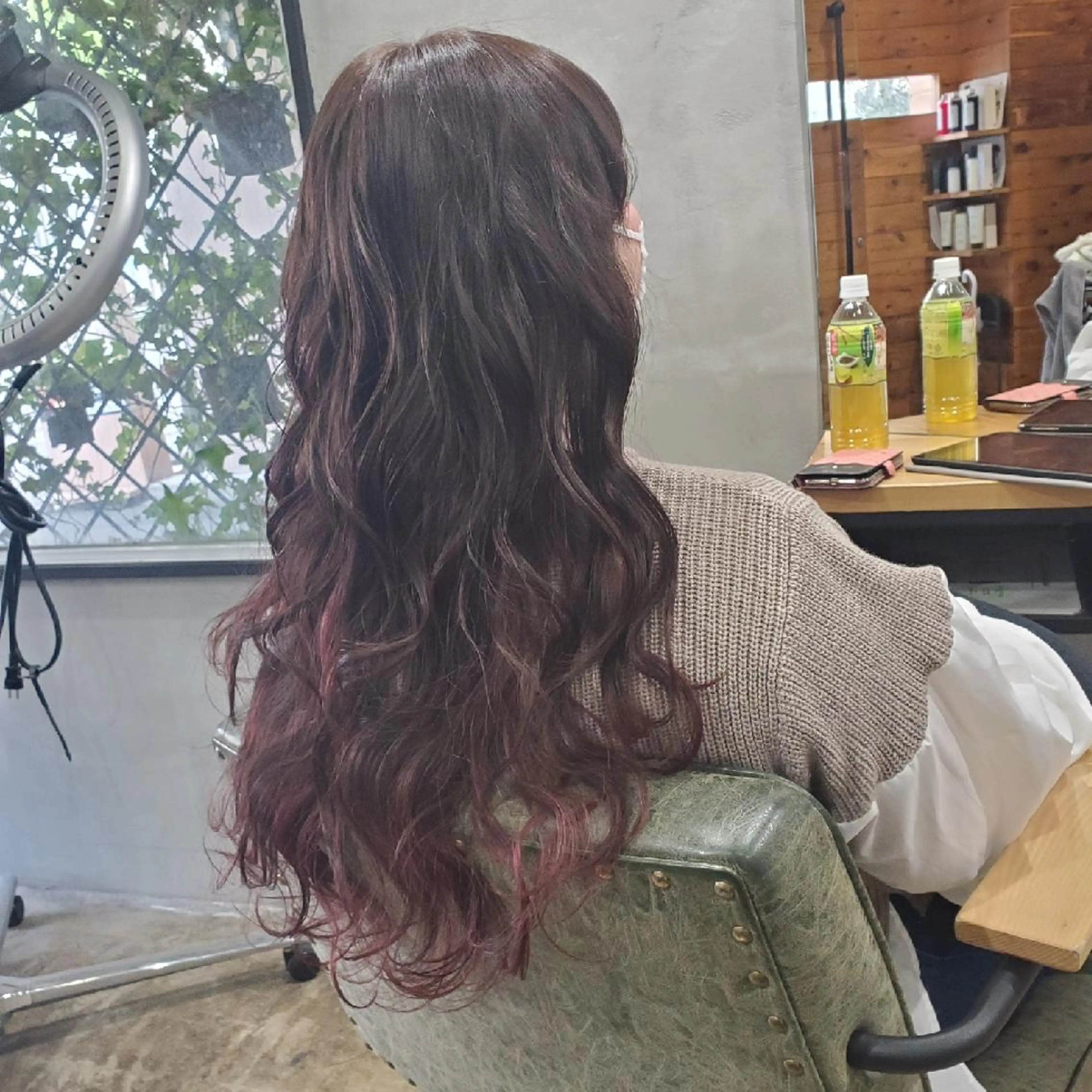 ロング カラー Le Lien カジのヘアスタイル