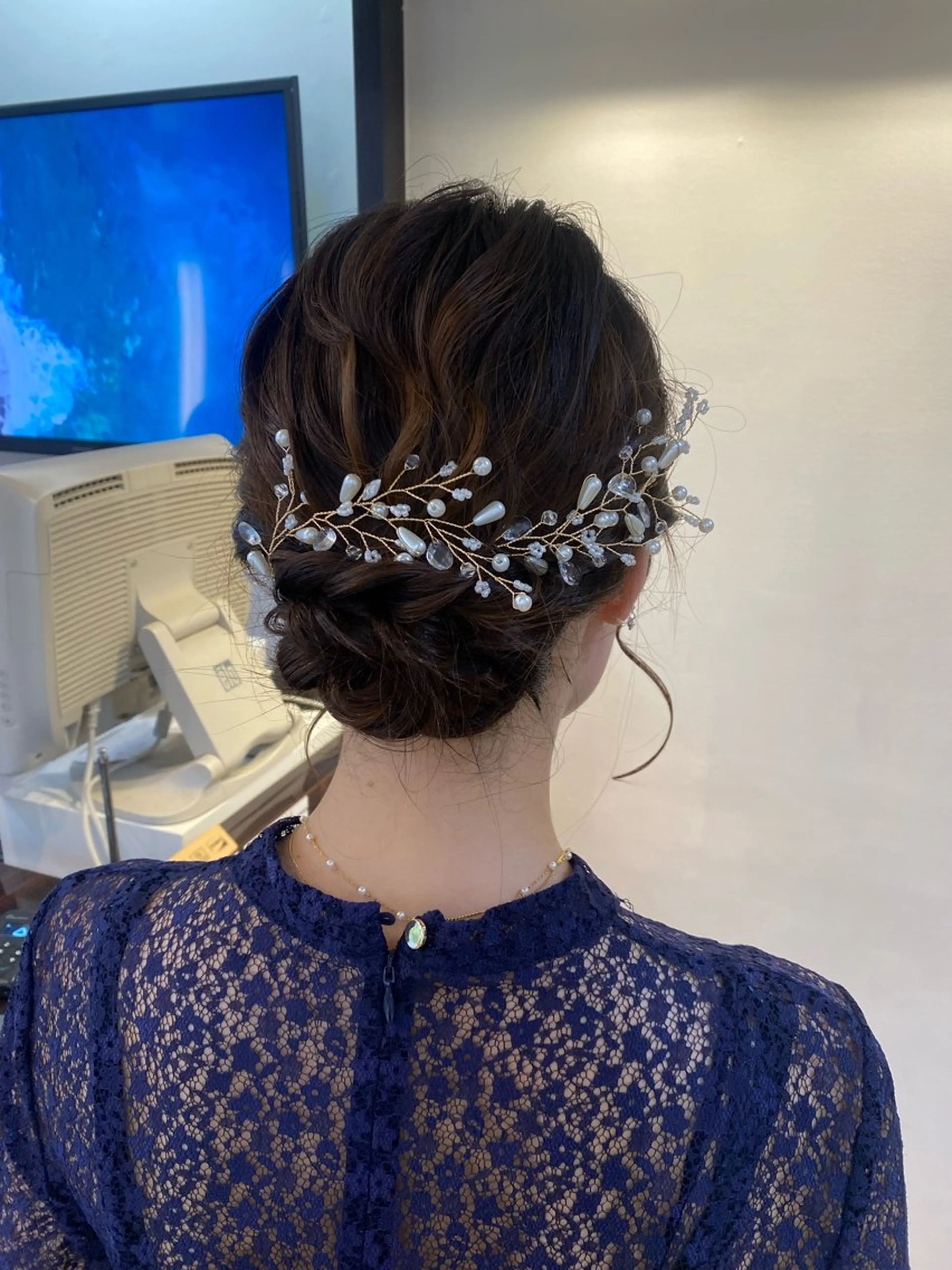 セミロング ヘアアレンジ 石垣廣乃 /Hironoのヘアスタイル