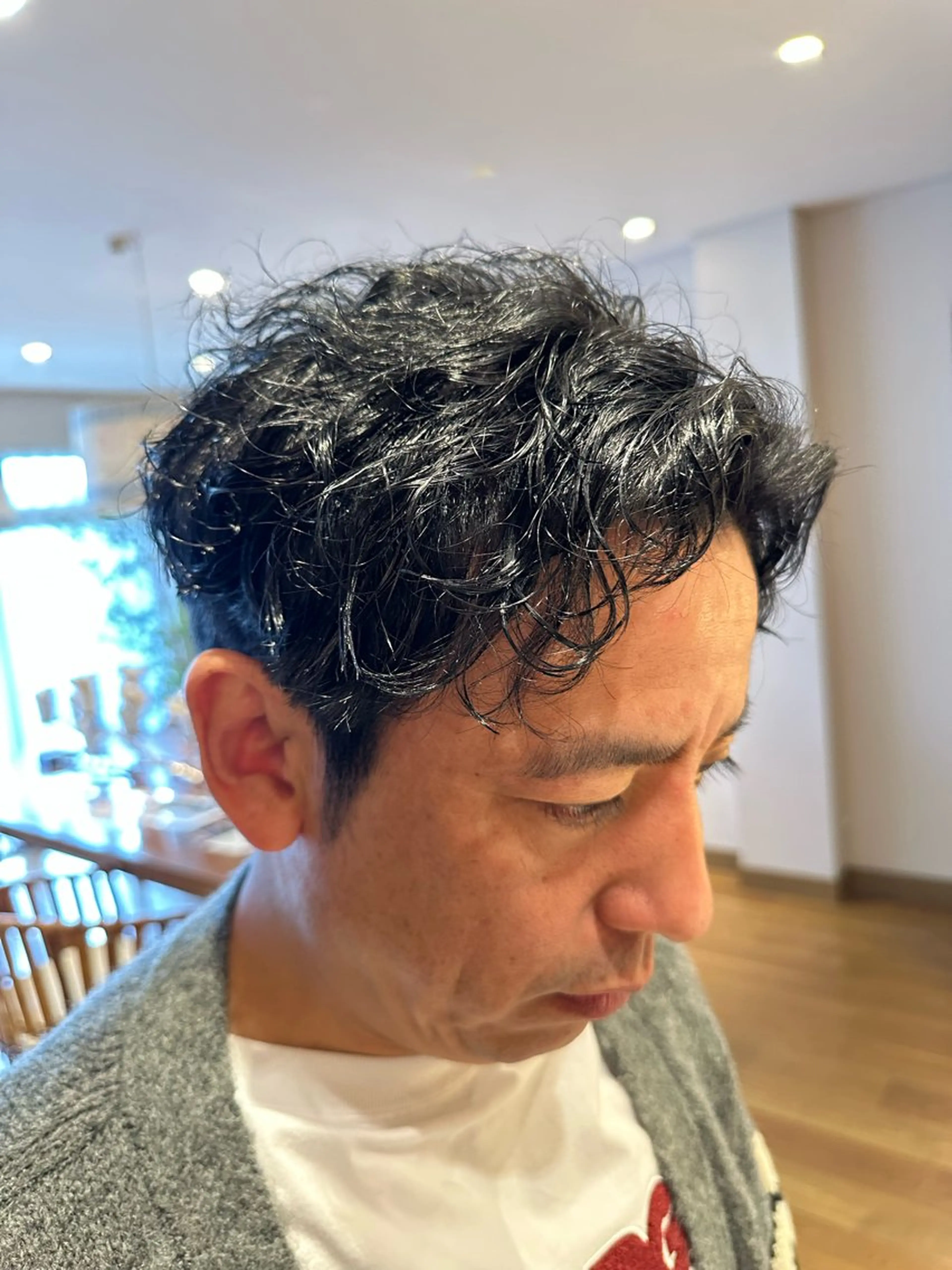 ショート パーマ 津田 幹太のヘアスタイル