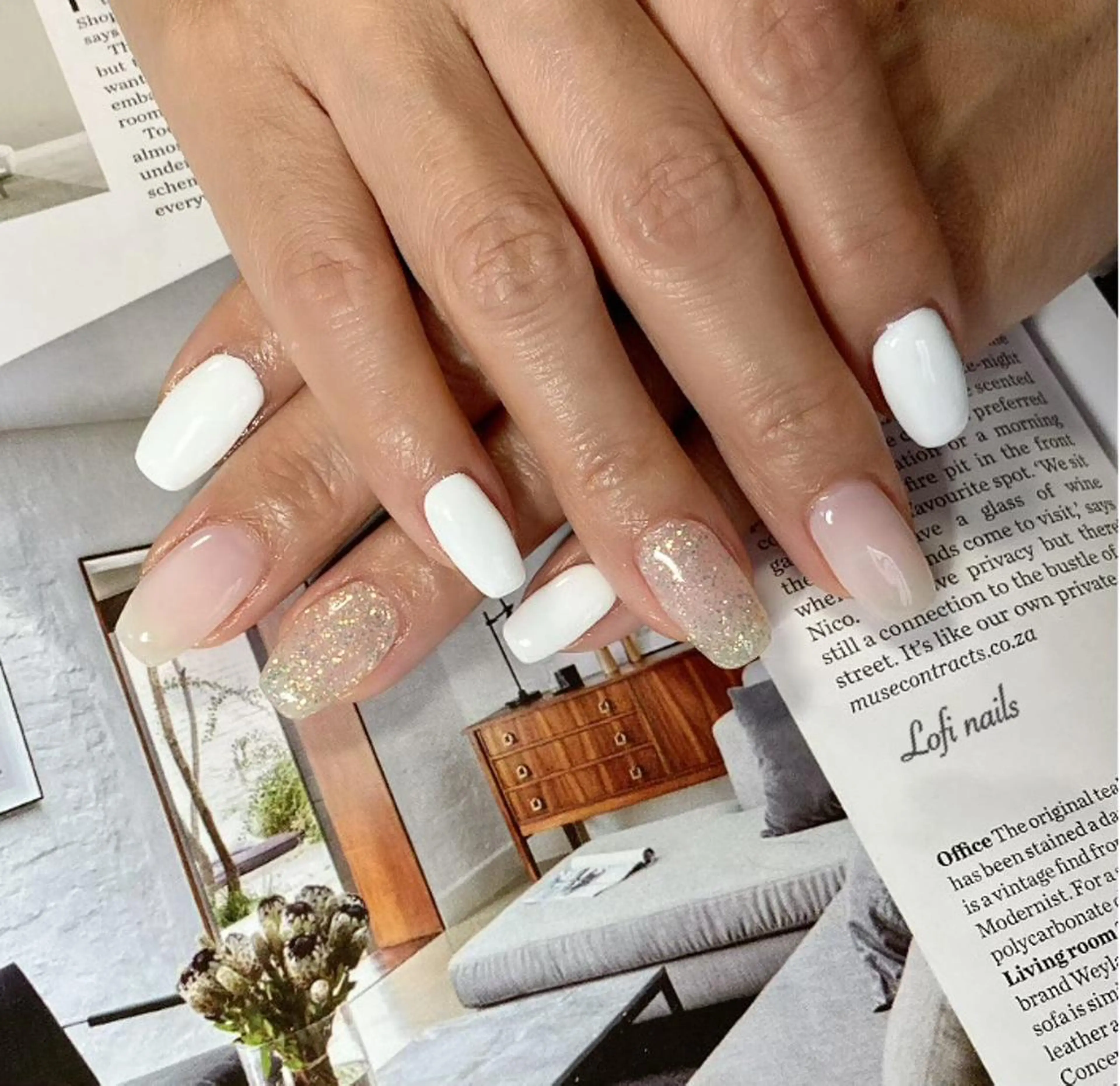 セミロング ネイル Lofi nails ゆきこのネイルデザイン