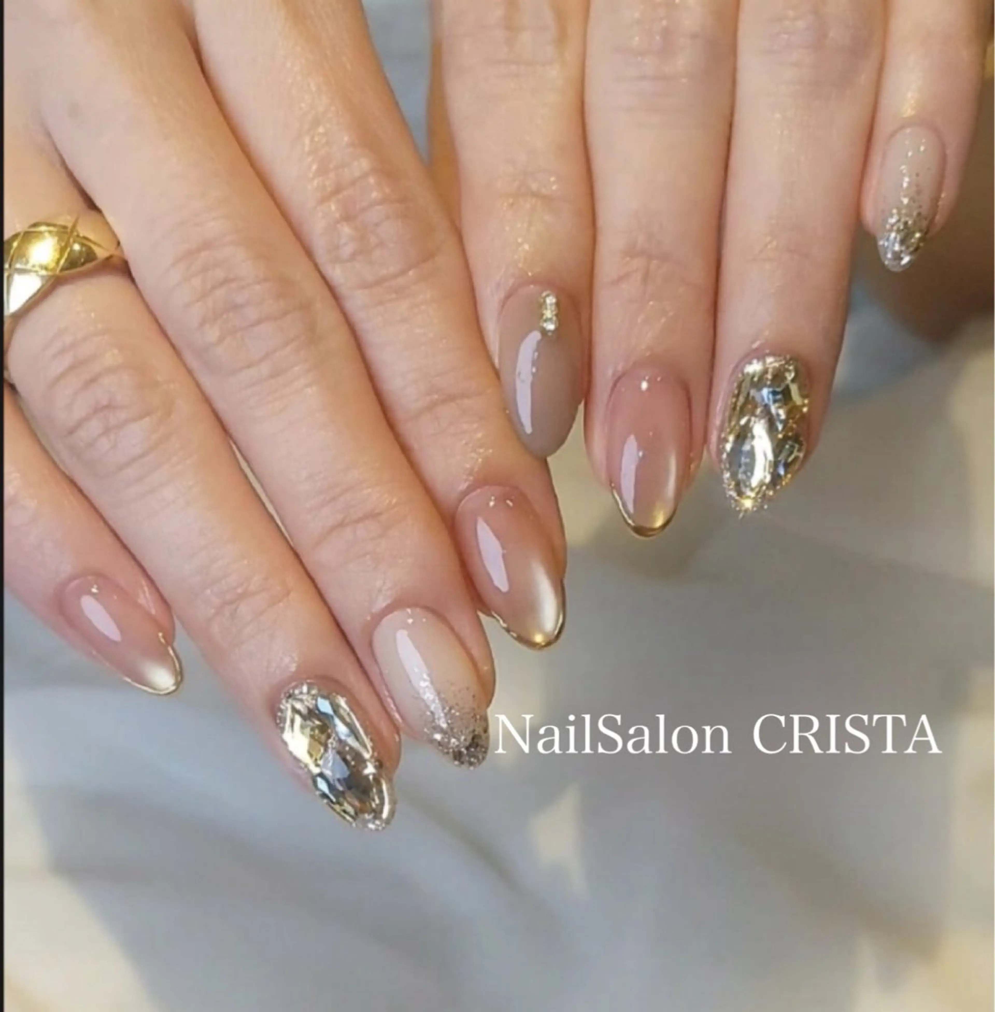 ネイル フットネイル ジェルネイル マグネットネイル オフィスネイル ワンカラーネイル NAILSALON CRISTA所属・🤍CRISTA yui🤍のネイルデザイン