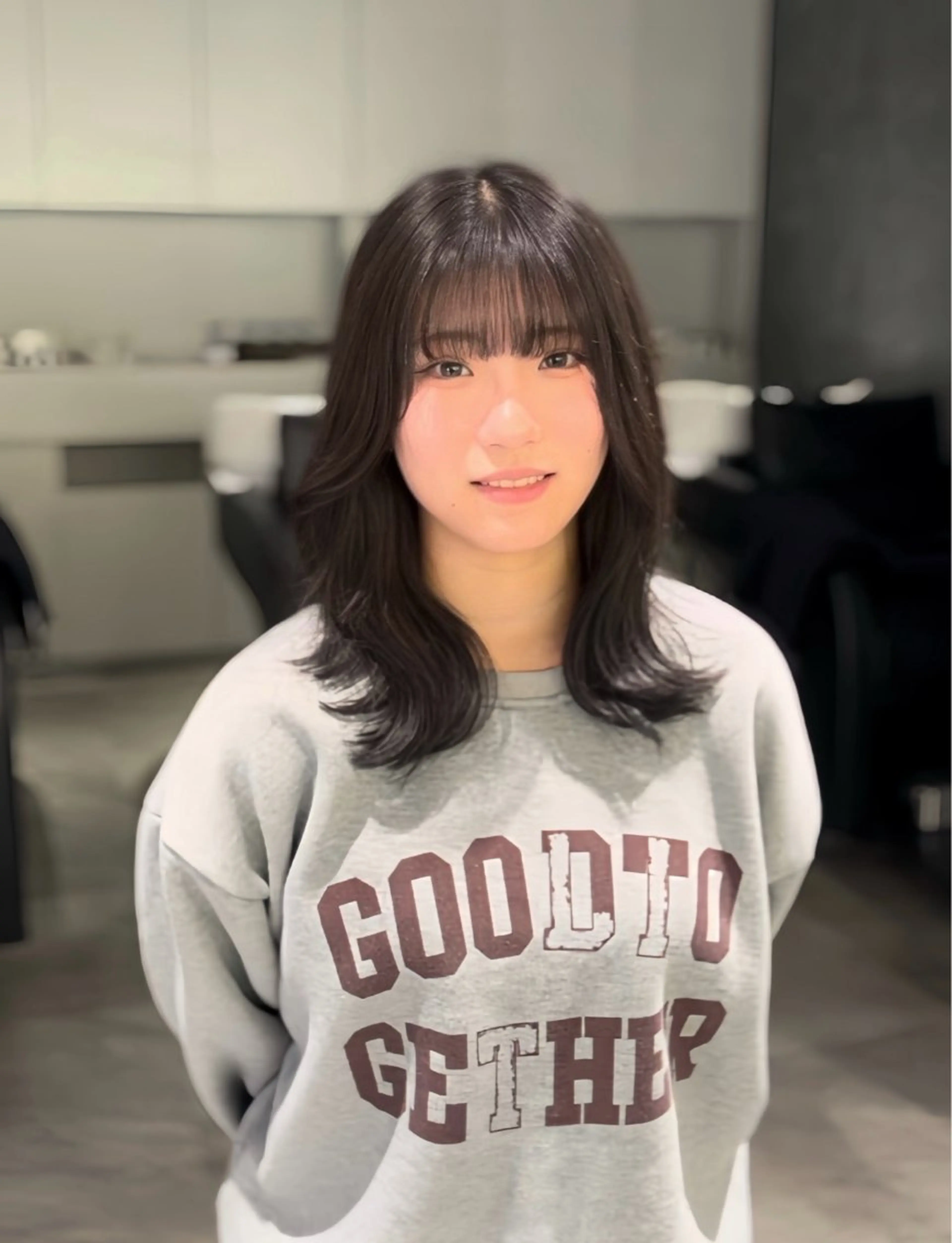 ‼︎韓国風ヘア!!透明感カラー＋カット＋髪質改善4stepトリートメントの写真