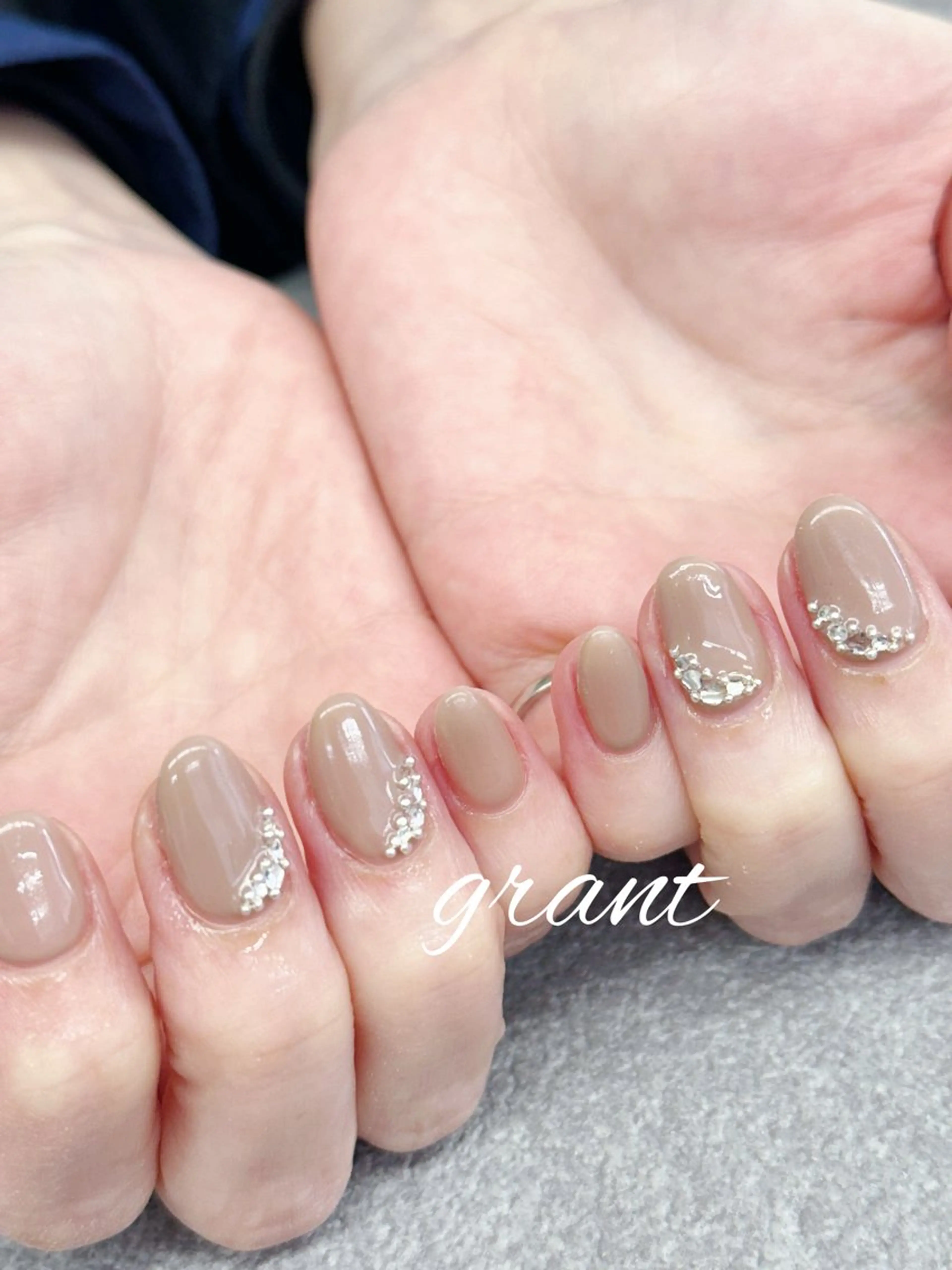 ネイル シンプルネイル ハンドネイル nailsalon grantのネイルデザイン