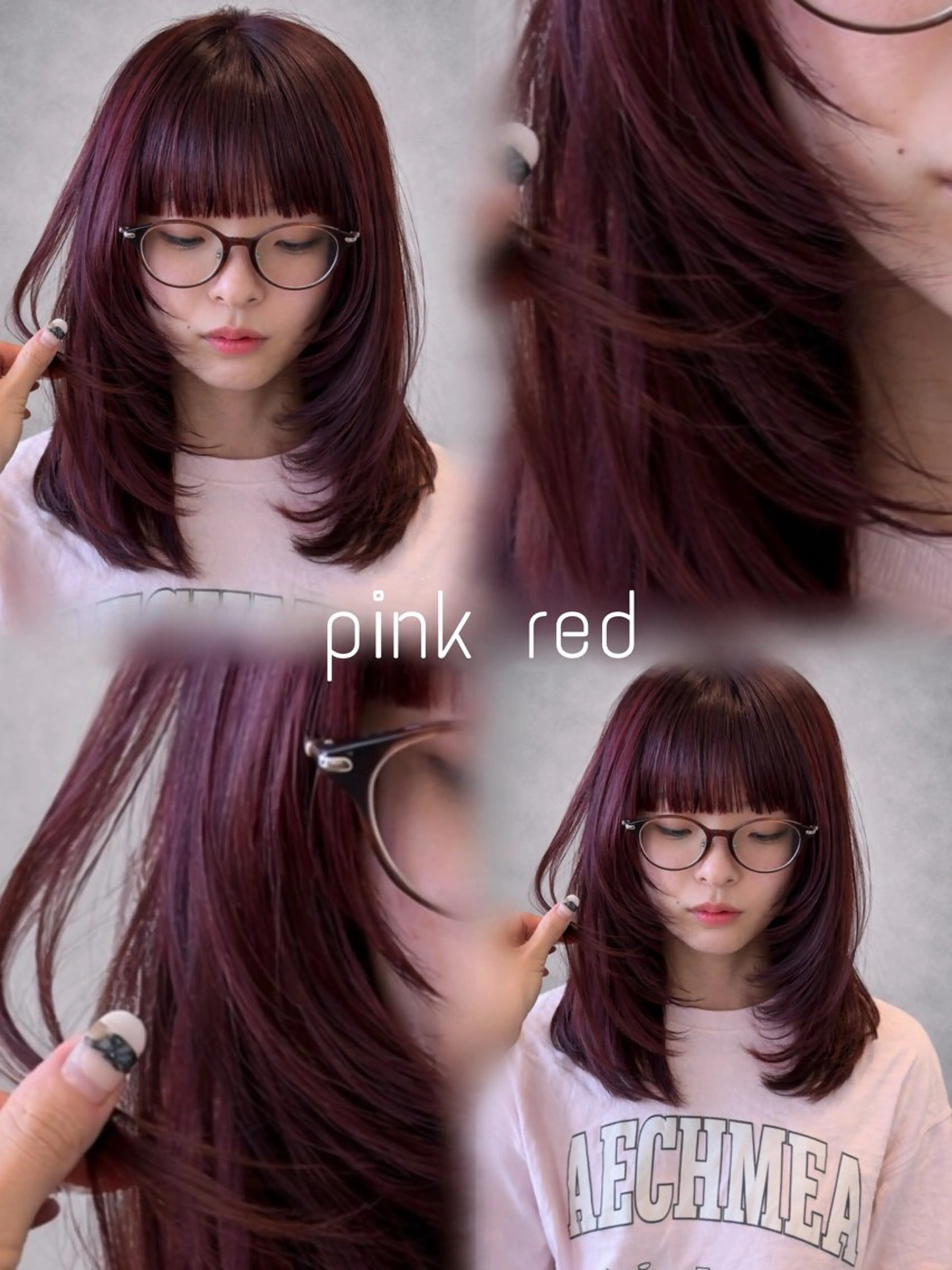 セミロング カット ヘアカラー トリートメント 💞暖色艶カラー/ ホウツキカナ🍒のヘアスタイル