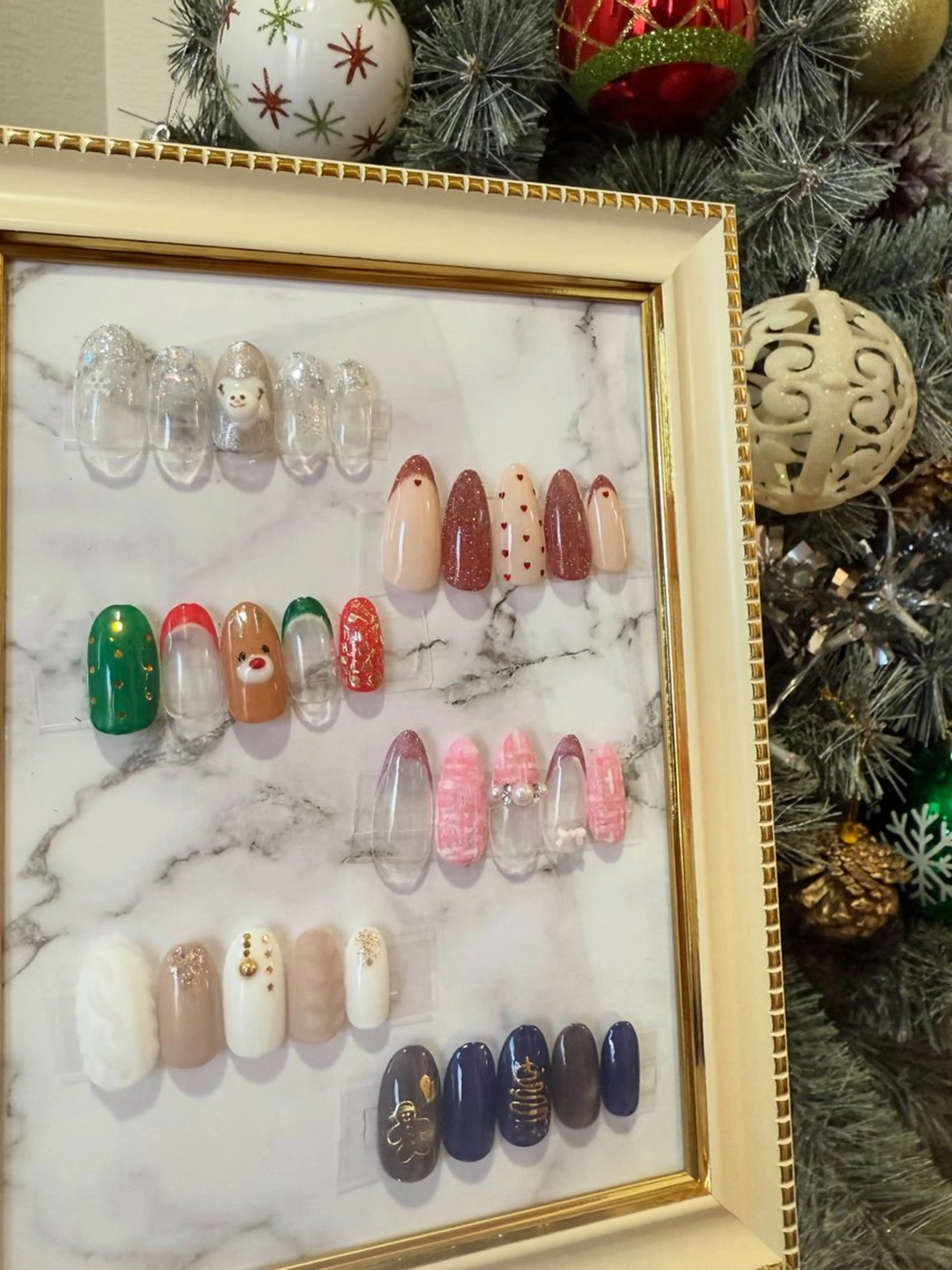 ネイル 冬ネイル クリスマス MY NAILのネイルデザイン