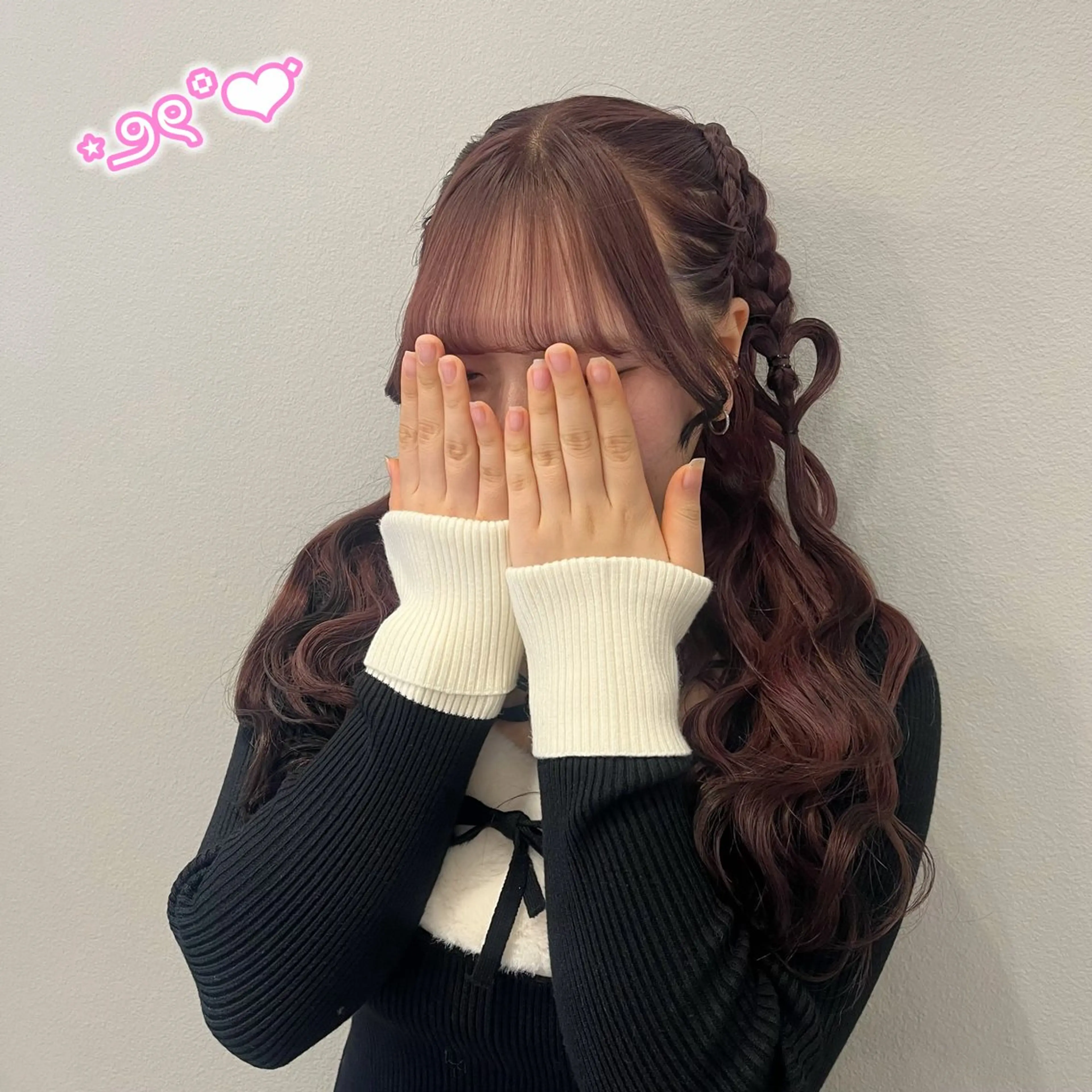 ヘアアレンジ ヘアセット 顔周り/ガーリー /ヘアメ/あつはのヘアスタイル