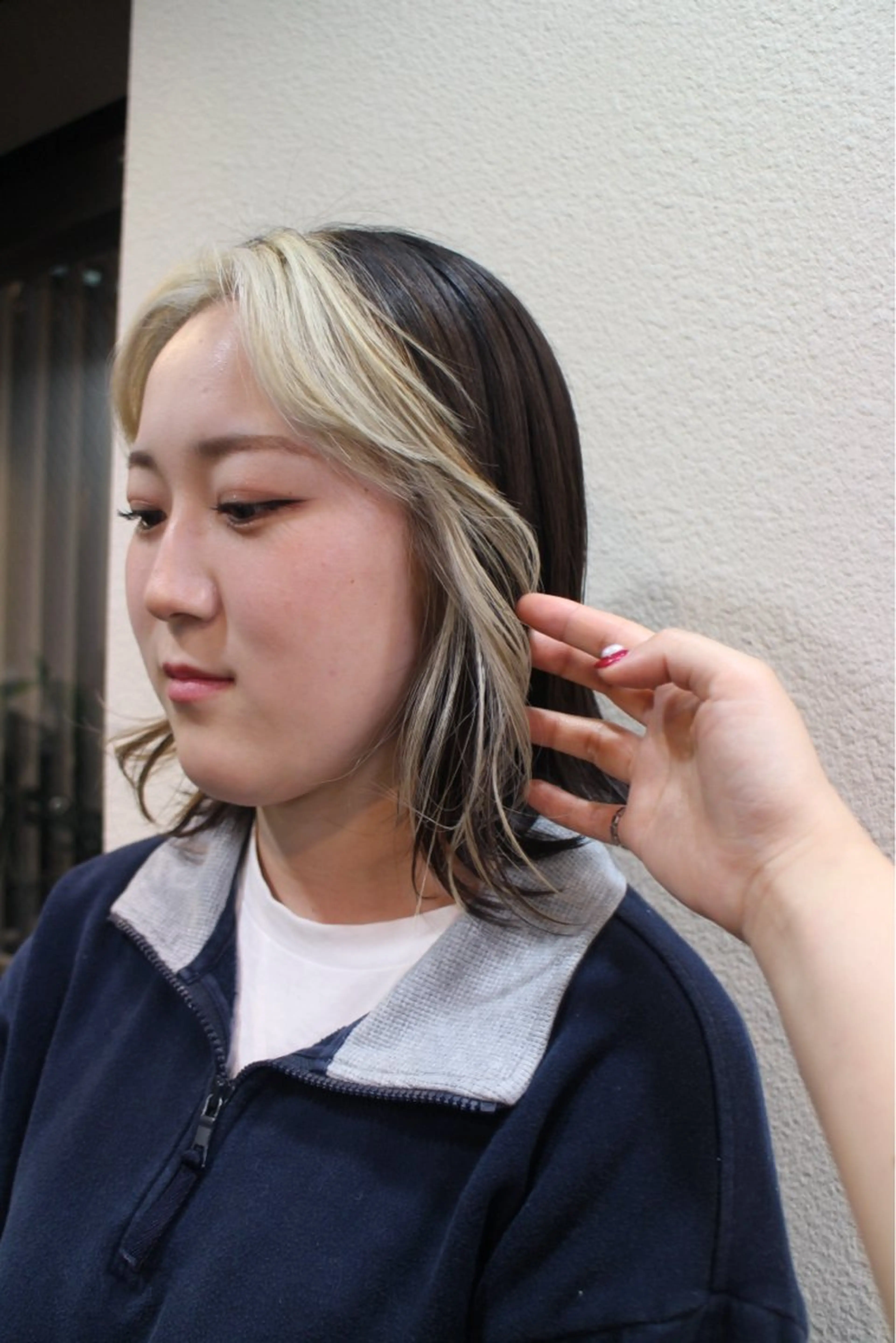 ミディアム カラー カーリーパーマ/ 透明ｶﾗｰ/MIKUのヘアスタイル