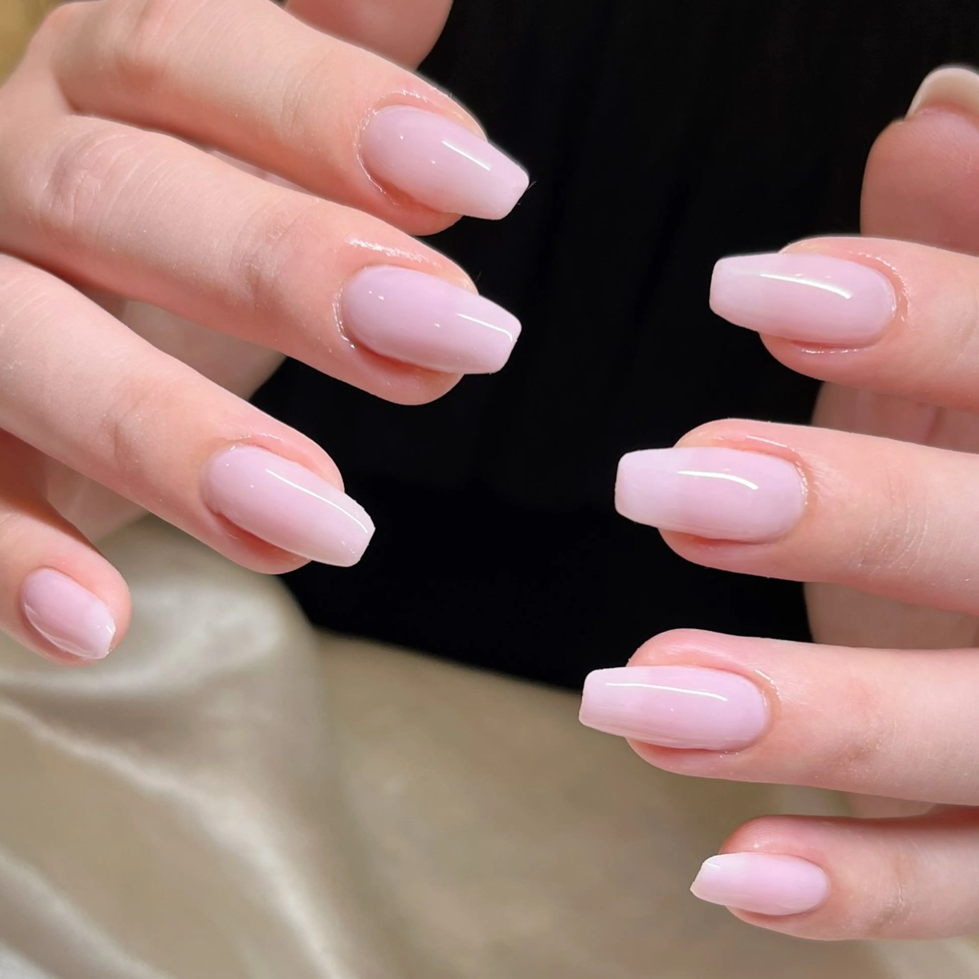 ネイル ワンカラーネイル petit sarina..ෆのネイルデザイン