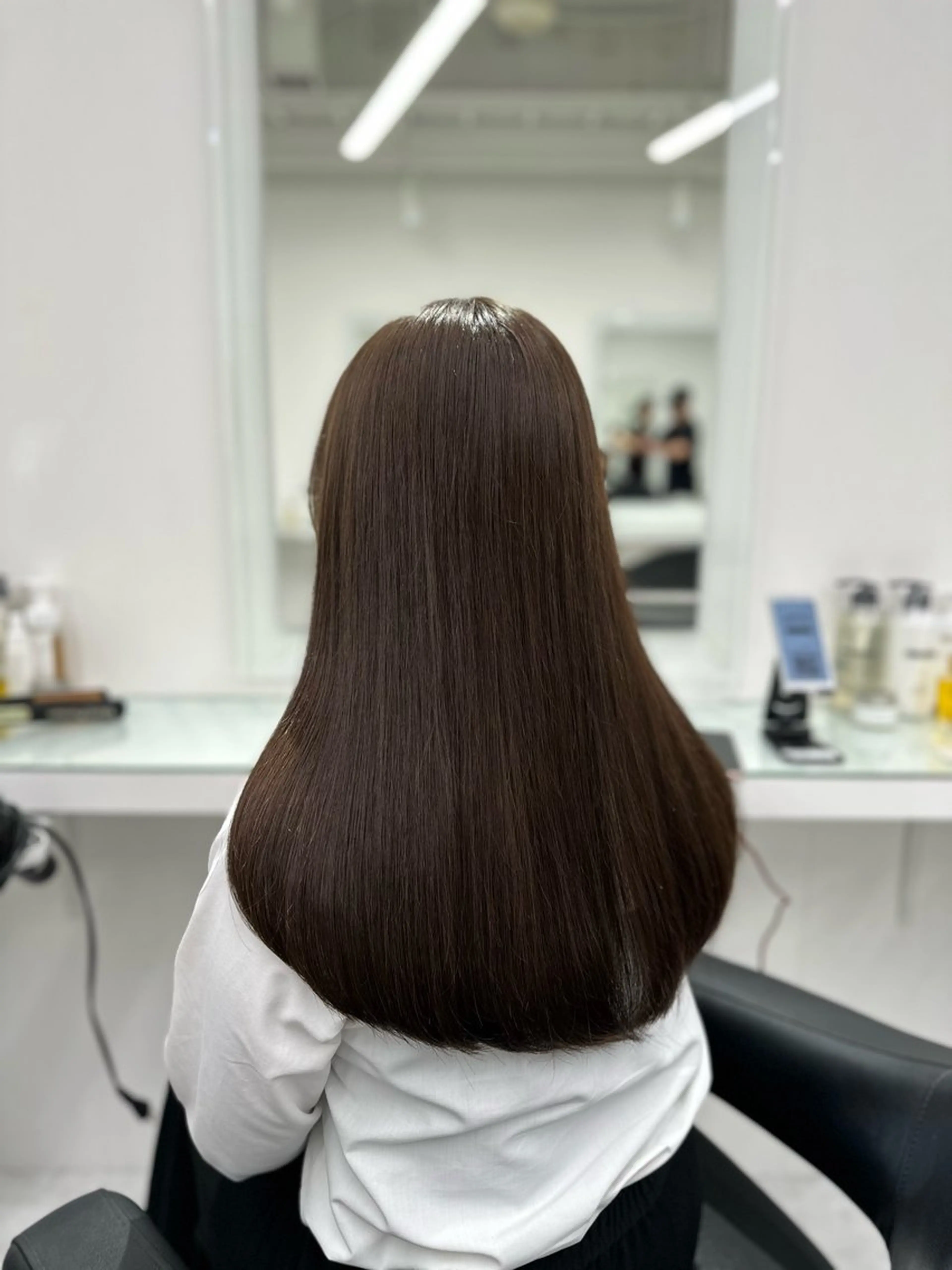 セミロング カラー カット ヘアカラー トリートメント ヘッドスパ ヘアセット ❄最強かわいいカラー ❄️MINA❄️のヘアスタイル