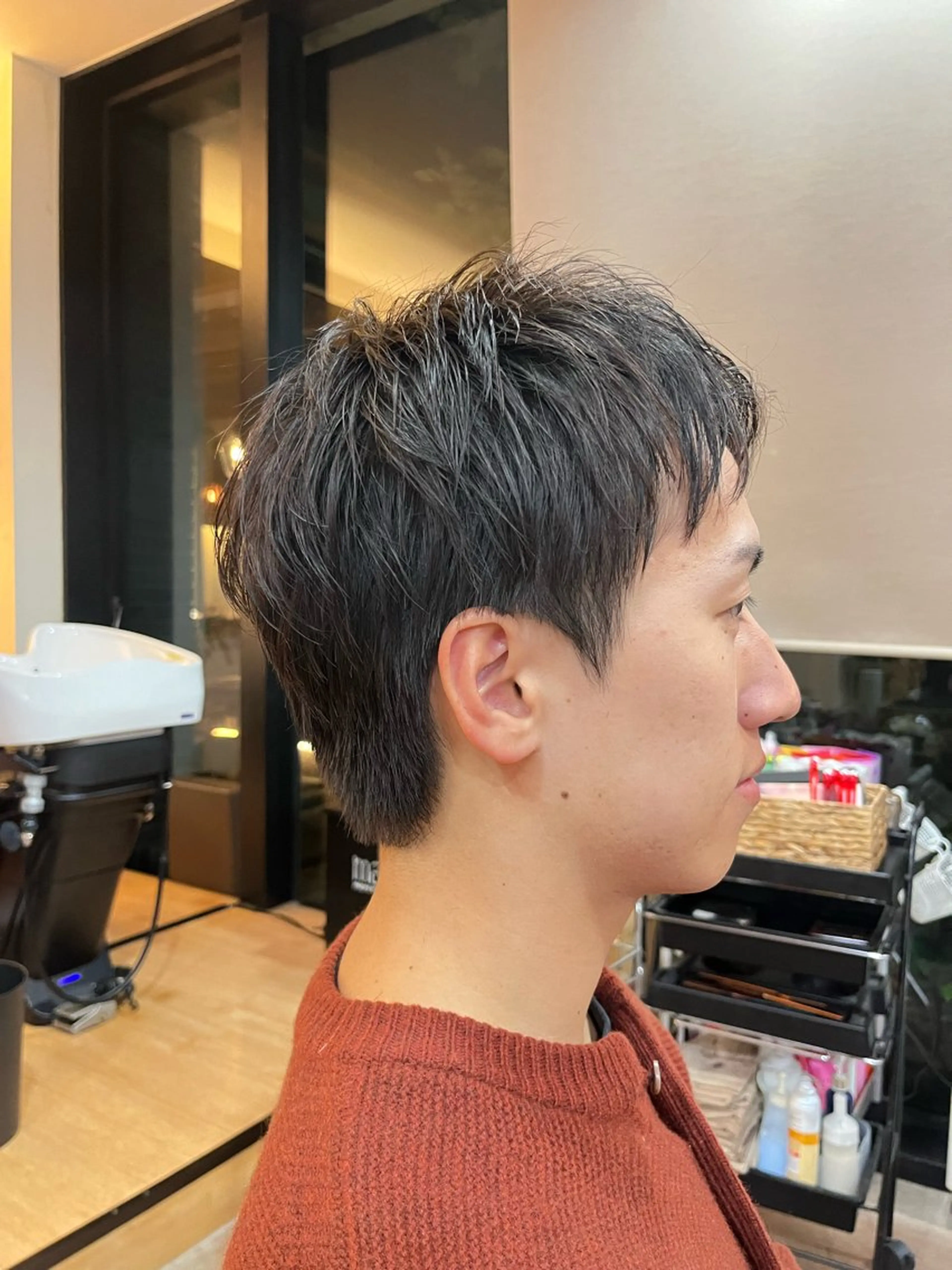 ショート メンズ ROOF 用賀所属・しみず ちかえのヘアスタイル