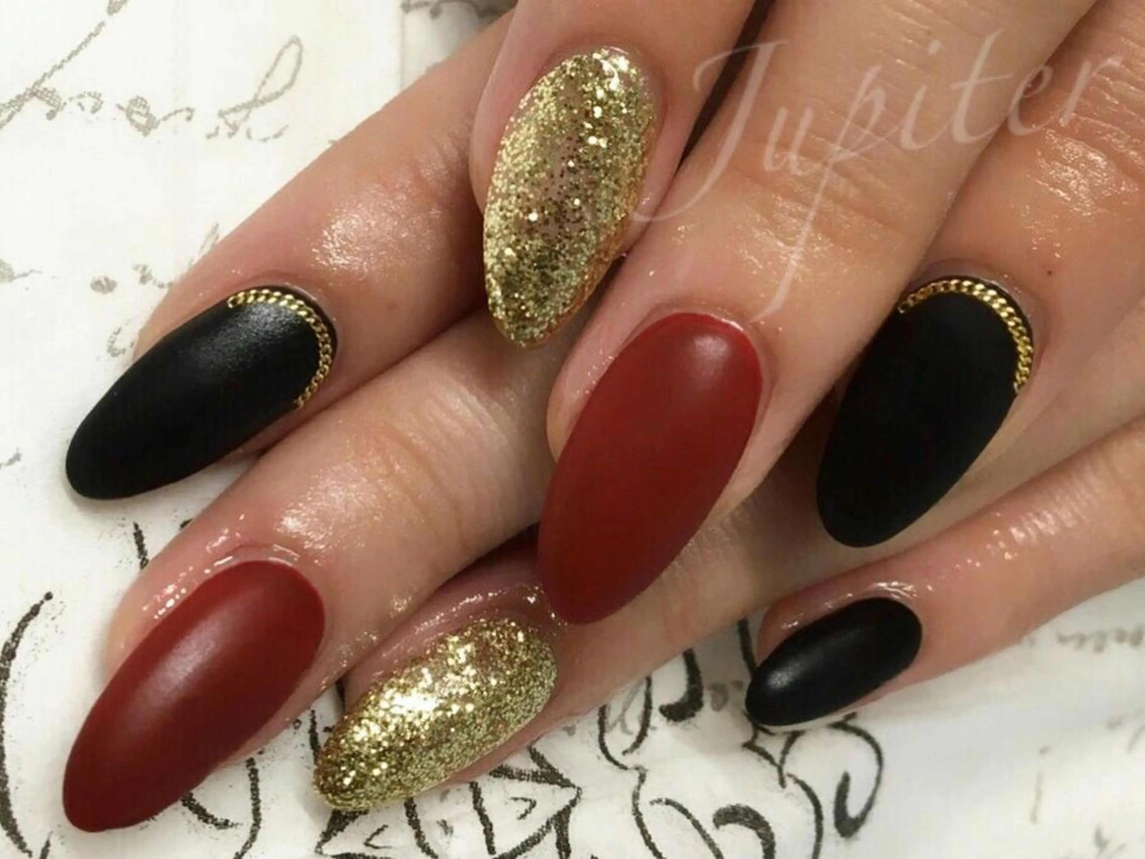 ネイル ジェルネイル マットネイル ハンドネイル PrivateSalon Jupiter所属・Jupiter .のネイルデザイン