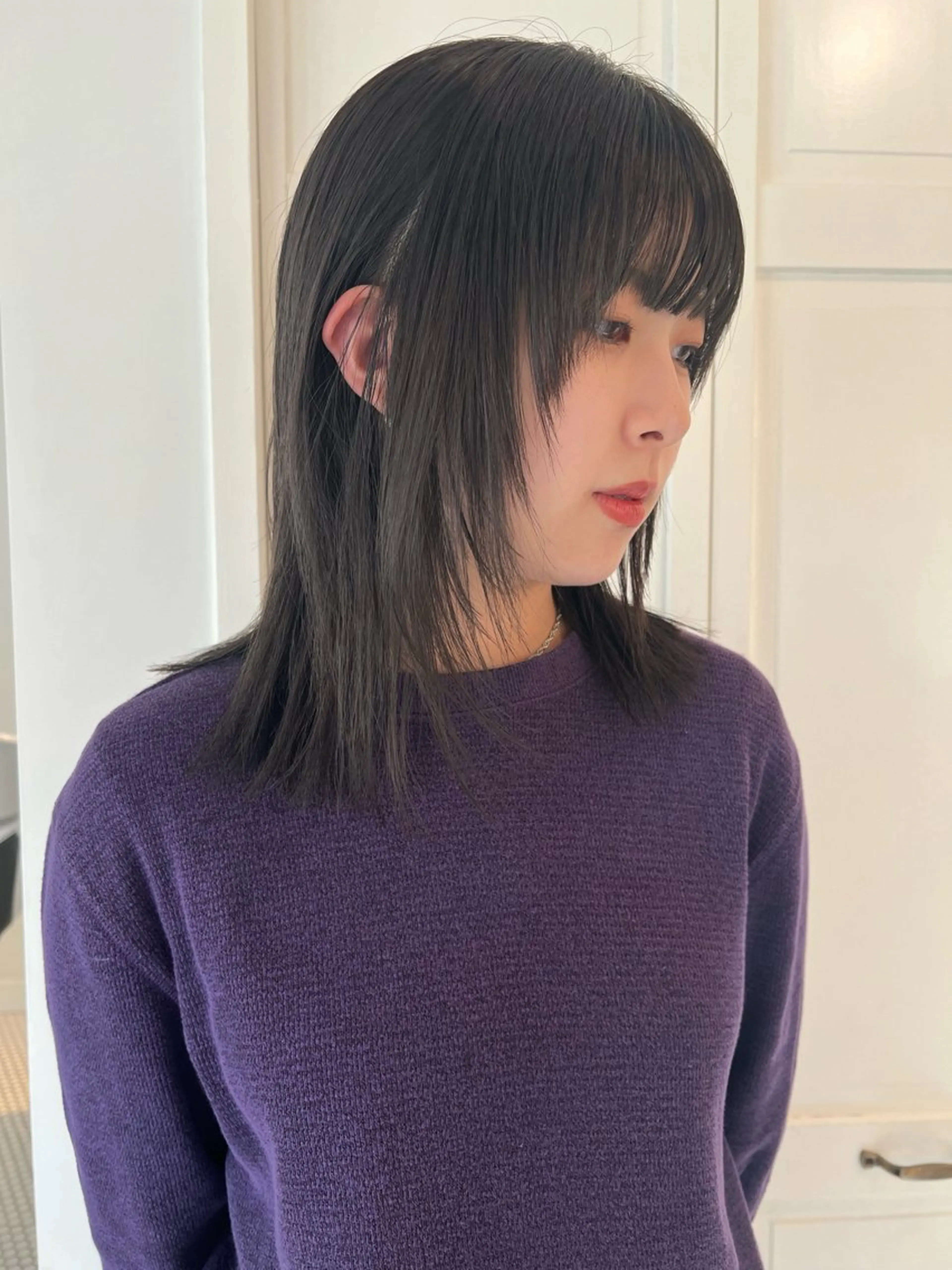 カラー ヘアカラー ブリーチカラー🎀 韓国風/寺門美優のヘアスタイル