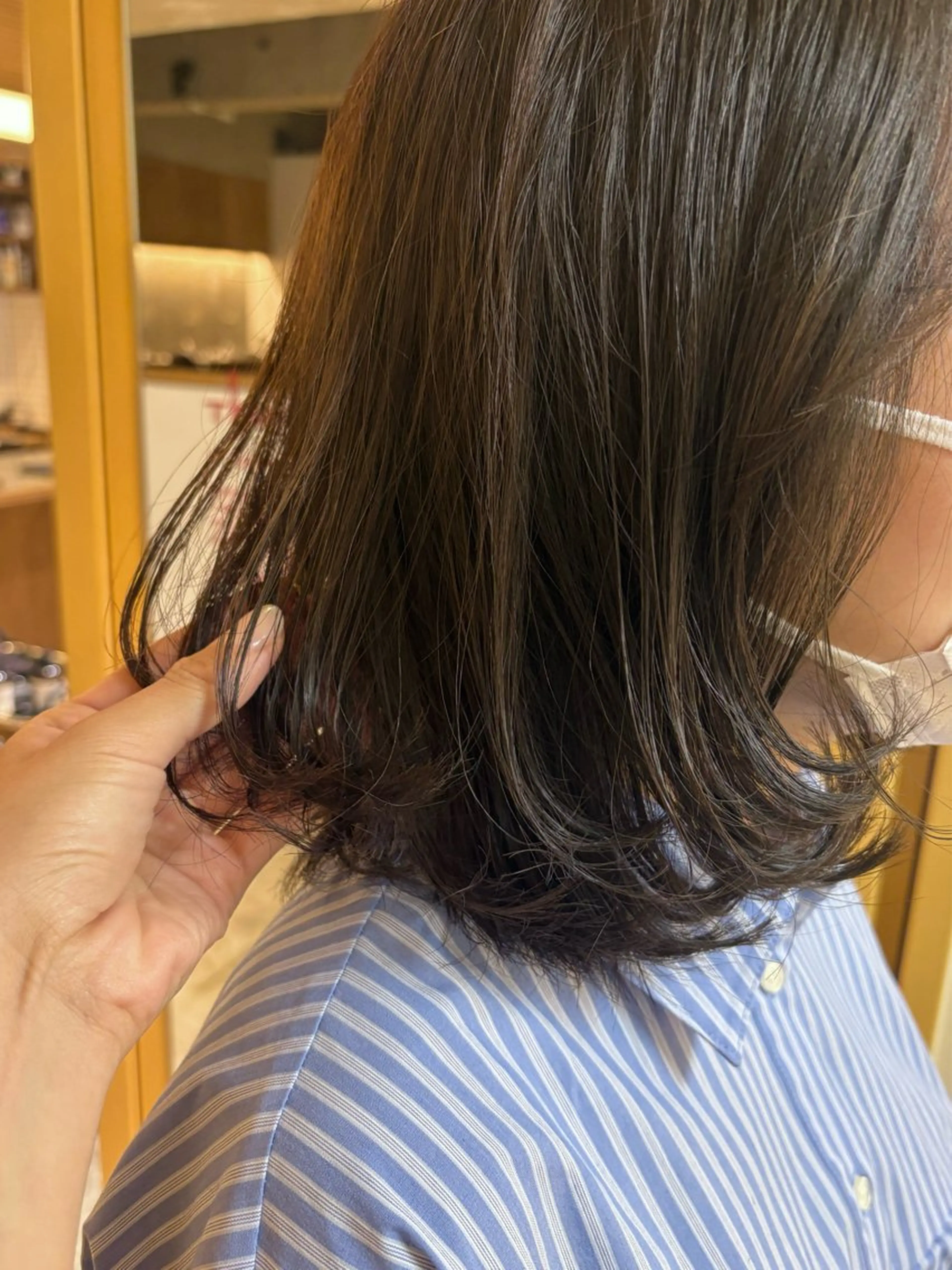 ミディアム カラー 名駅/大人可愛い /艶髪/流音のヘアスタイル