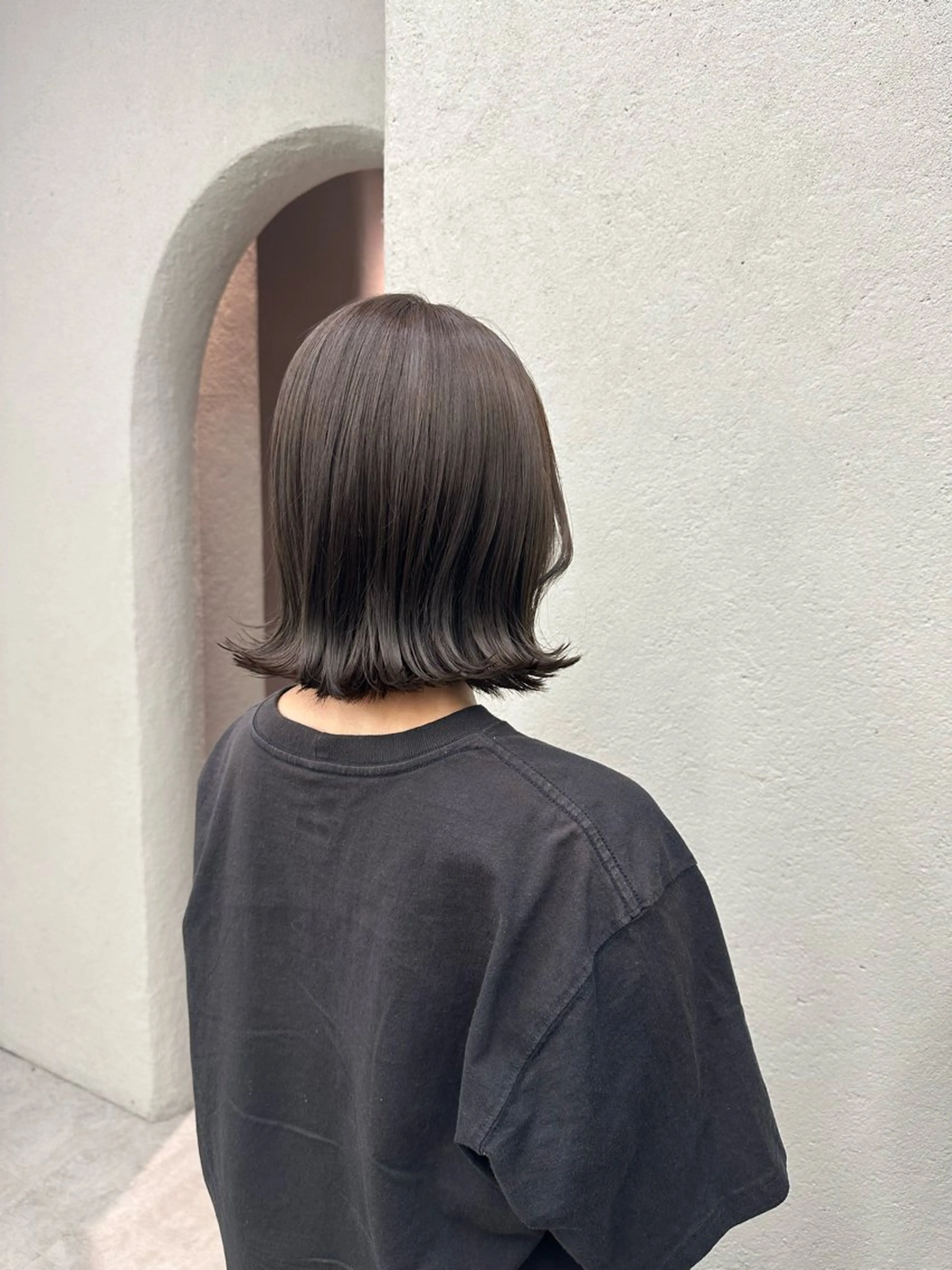 ミディアム カラー 高松 沙耶のヘアスタイル