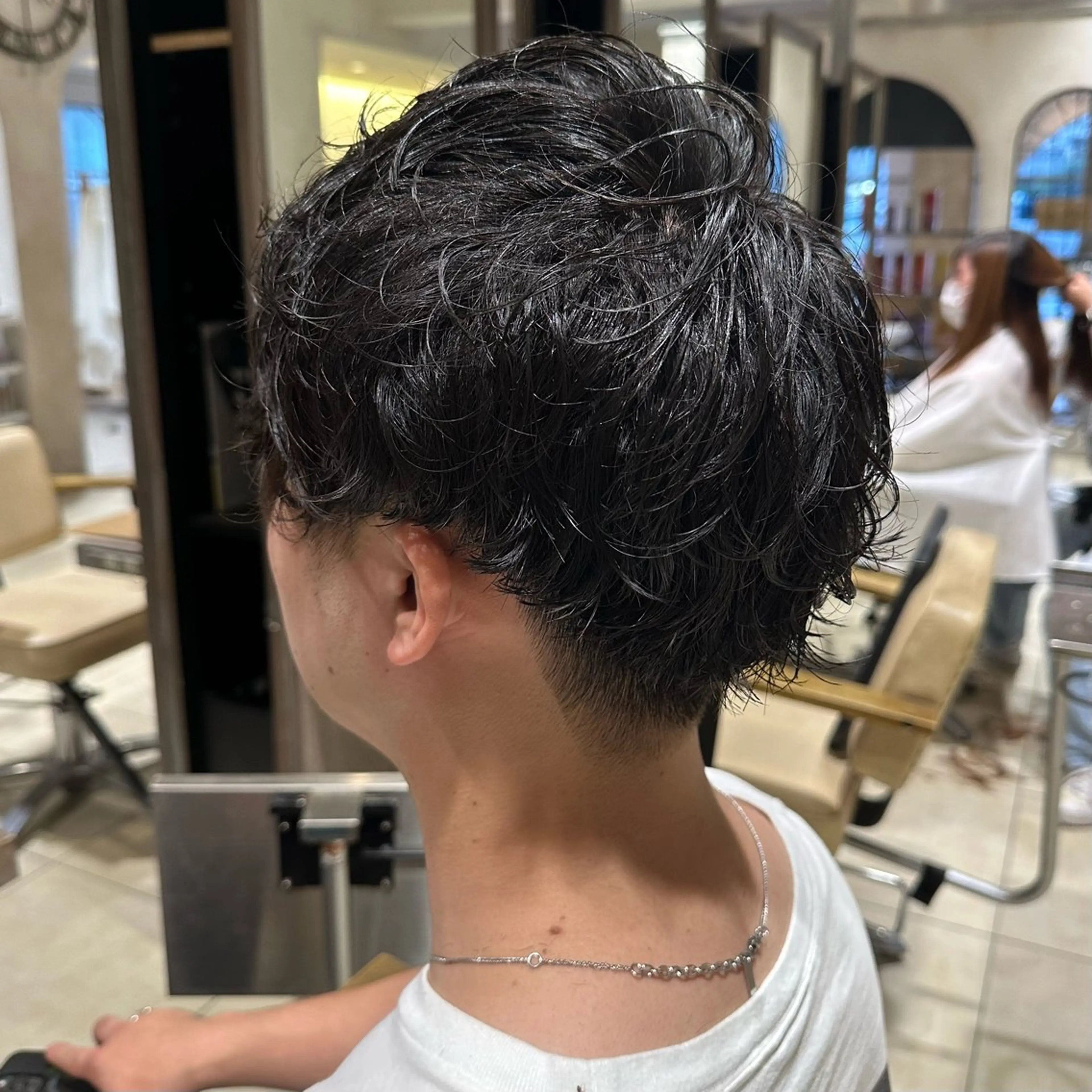 ショート パーマ メンズ カット パーマ トリートメント ヘッドスパ 【tocca茨木】 MOMOKAのヘアスタイル