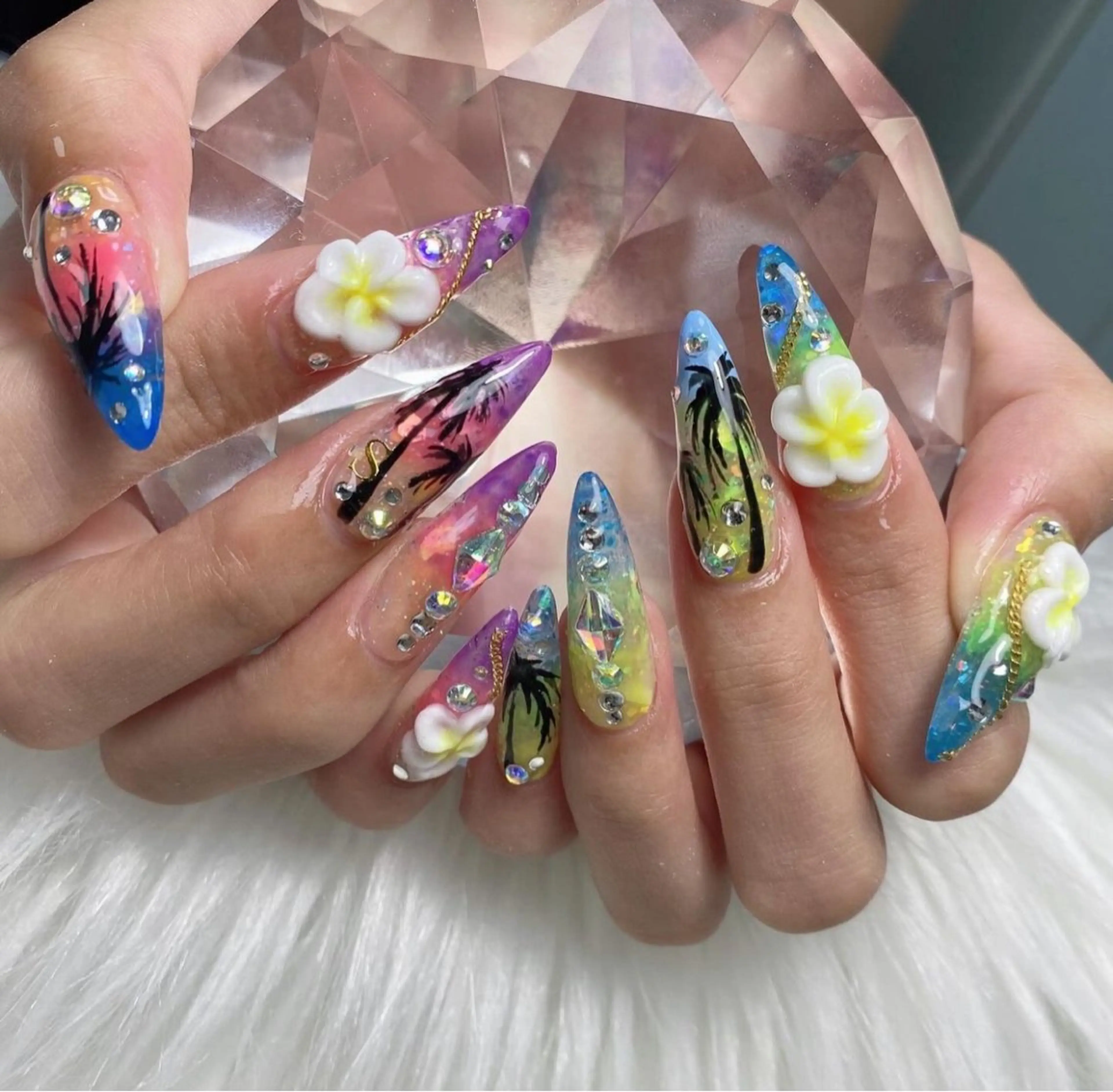 ネイル スカルプネイル スカルプ💅🏻 /ホワイトニングのネイルデザイン