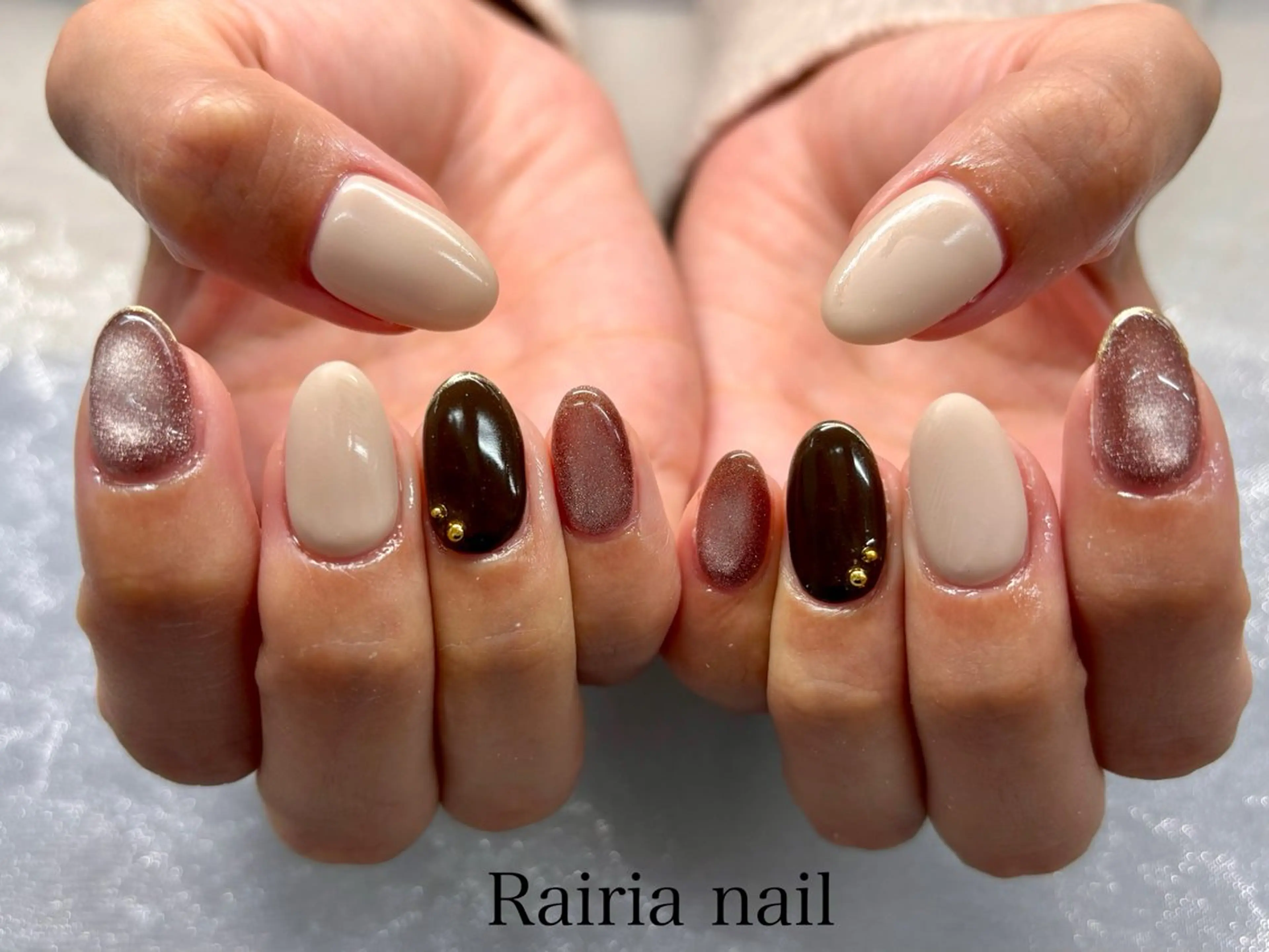 ネイル ハンドネイル rairiaharu パラジェルのネイルデザイン