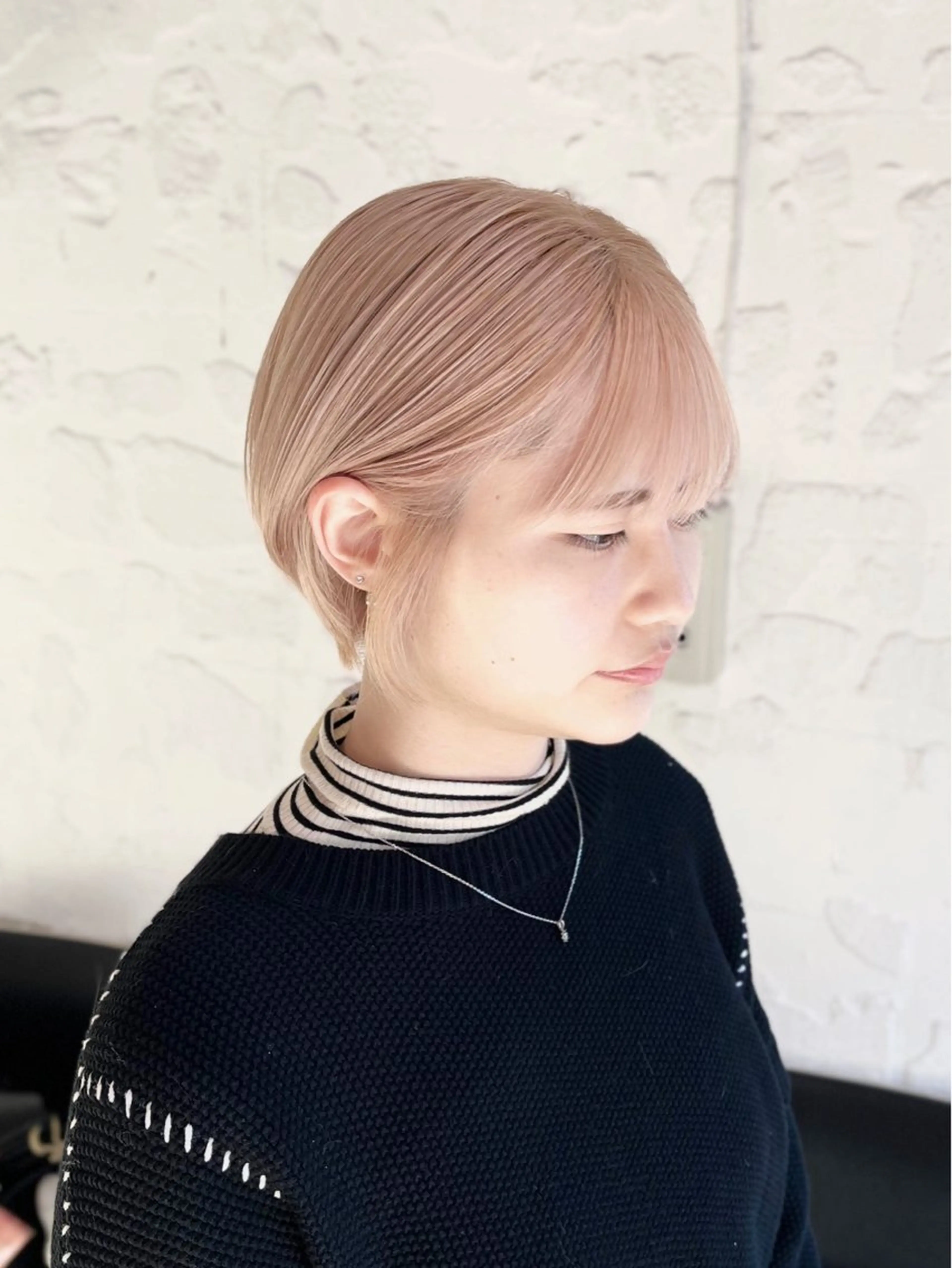 ショート カラー カット ヘアカラー トリートメント うるツヤハイトーン✨ /西川郁巳のヘアスタイル