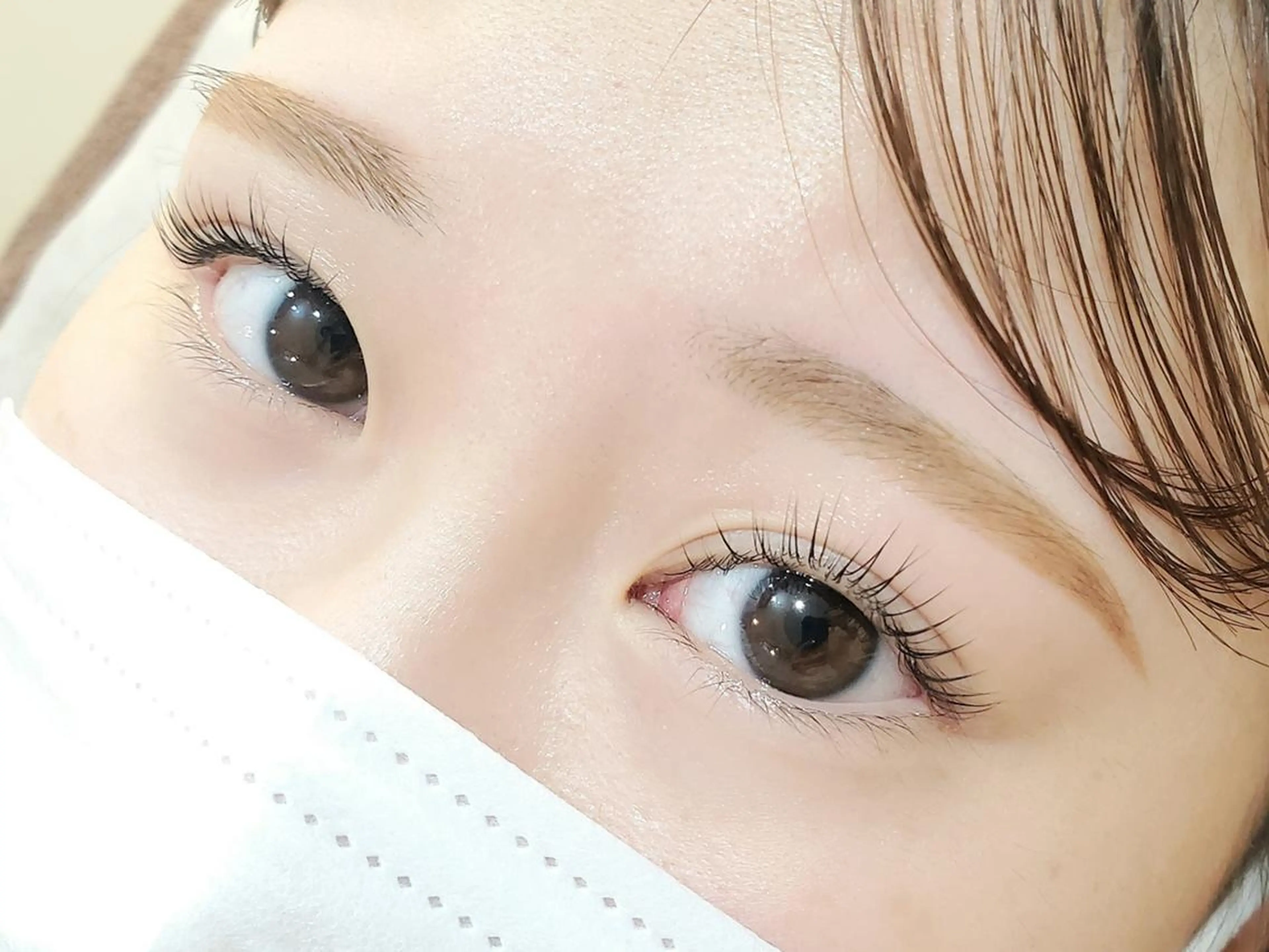 【まつげパーマ＋美眉アイブロウWAX🌟】束感コーティング&メイクレクチャー付き✨の写真