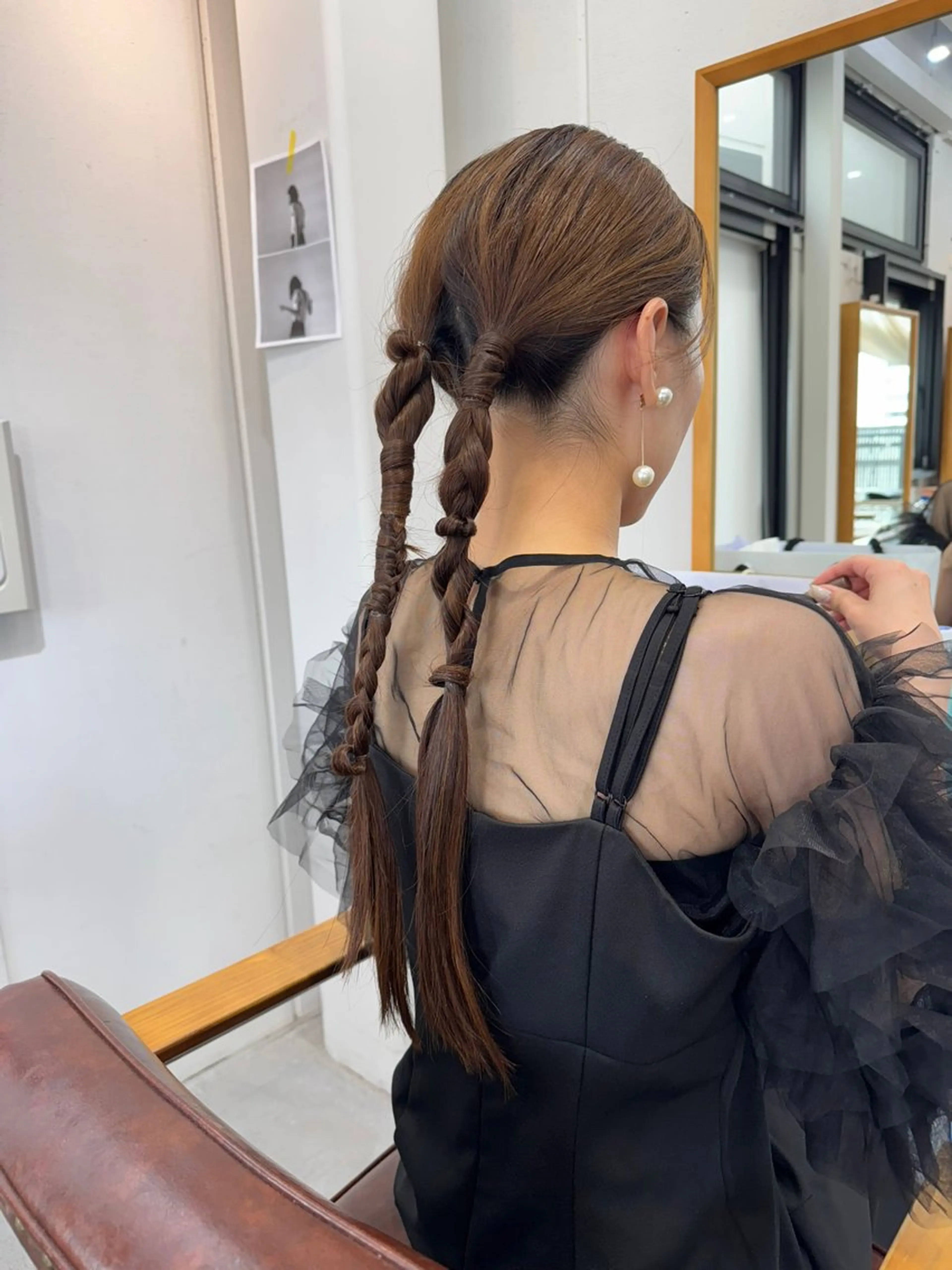 ロング ヘアアレンジ ヘアセット 松坂 真衣のヘアスタイル