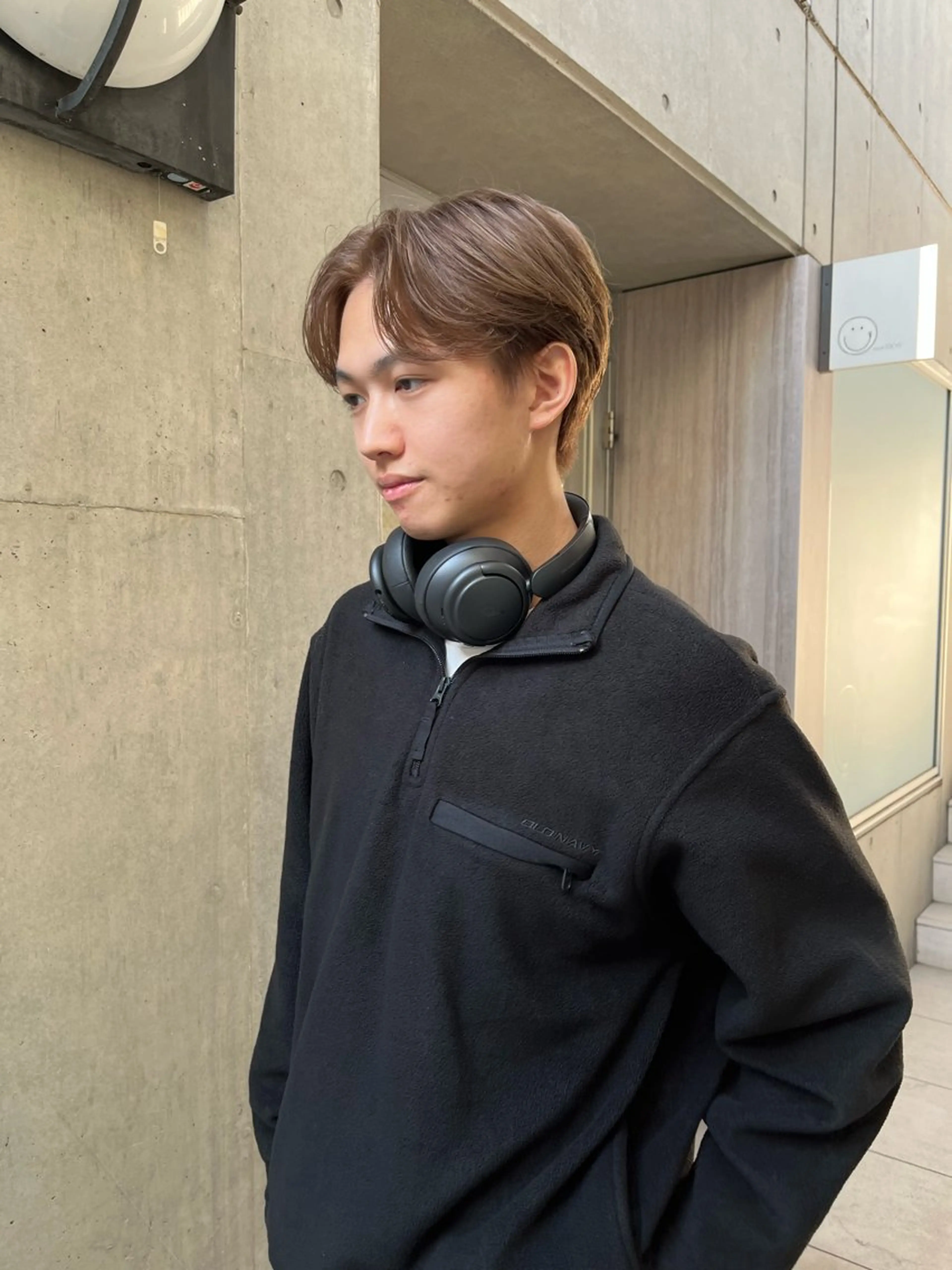 💎メンズセンターパート＋パーマ風縮毛矯正💎の写真