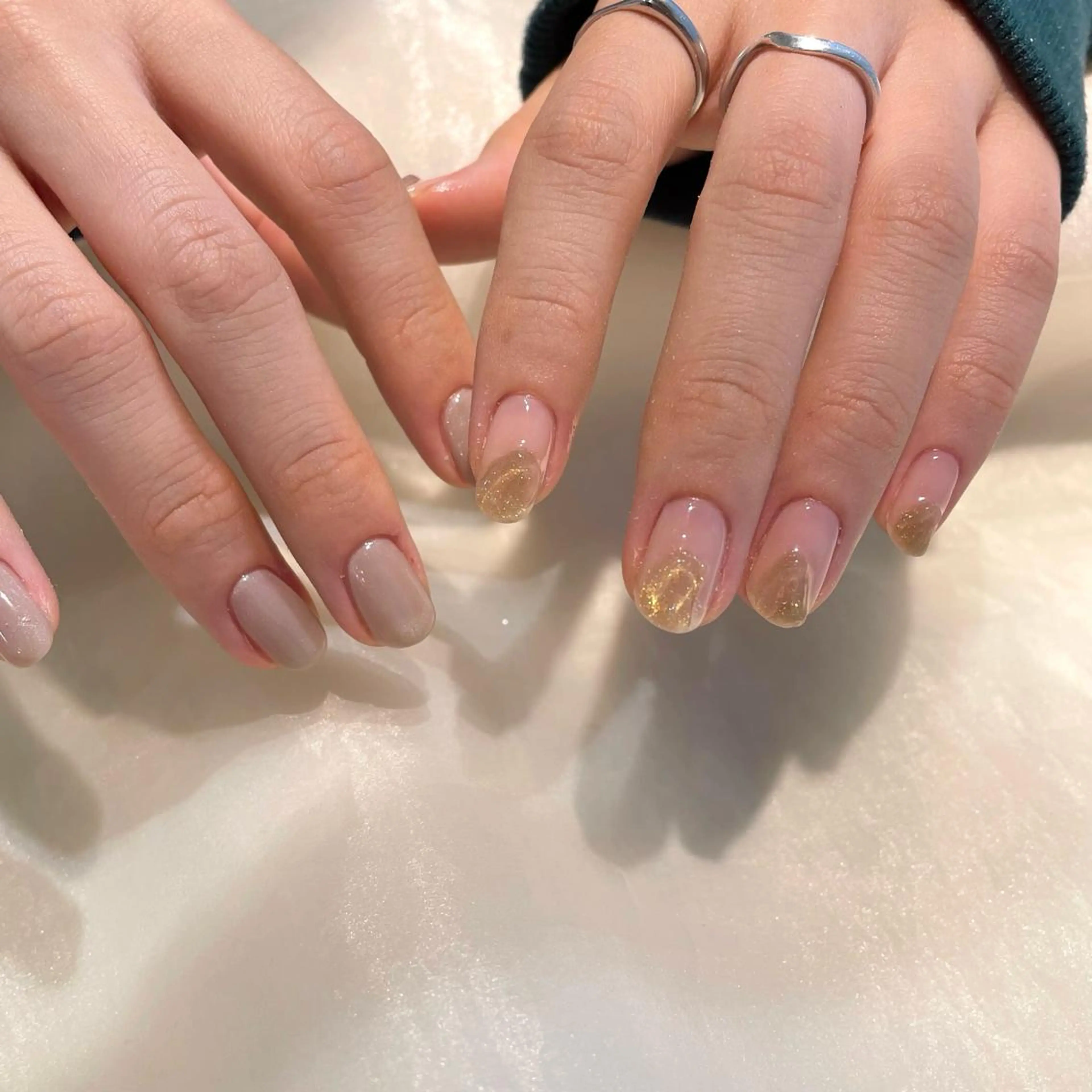 ネイル ハンドネイル 新井 ひなののネイルデザイン