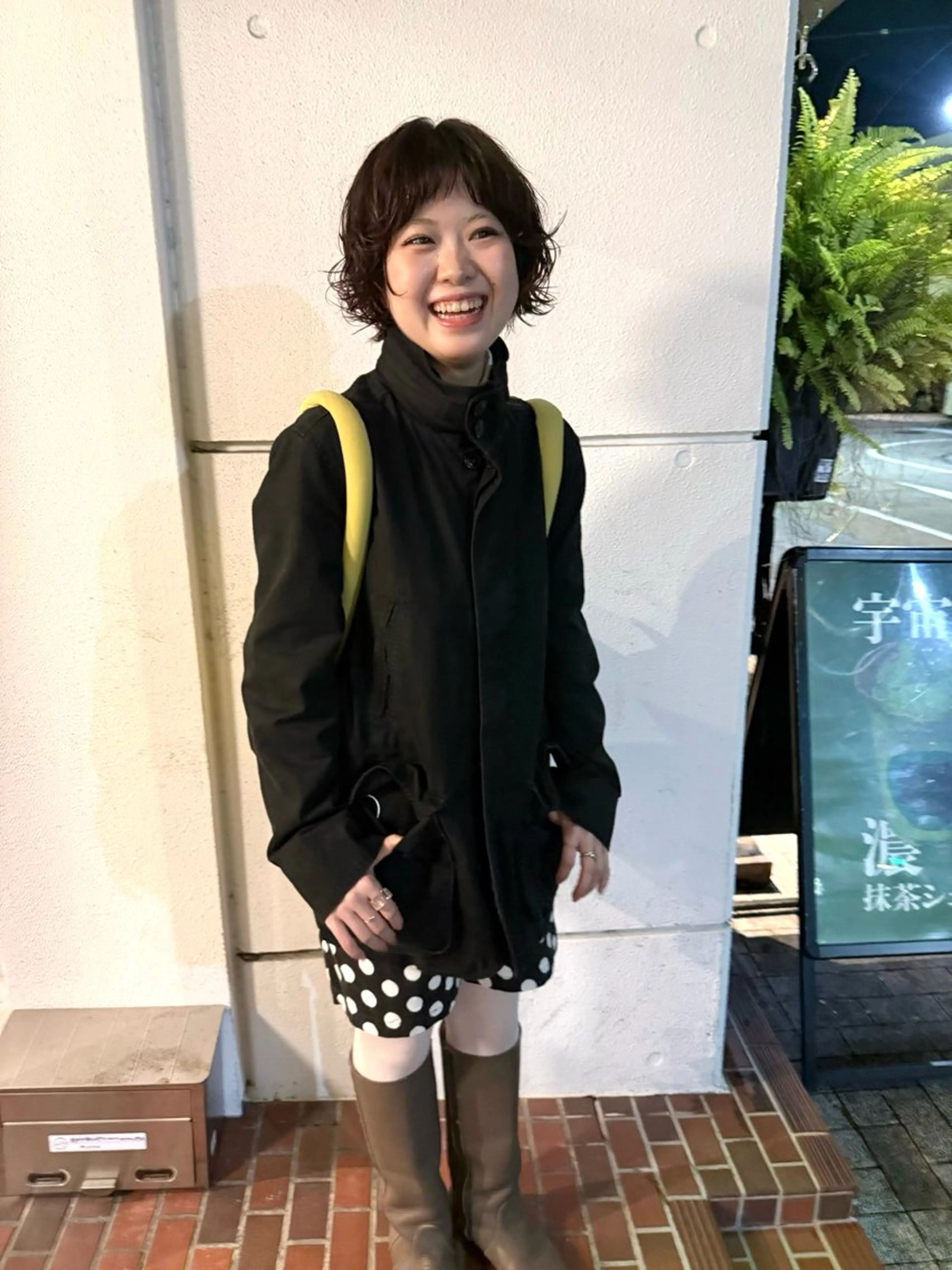 ショート レイヤーカット 似合わせカット オン眉 カット パーマ トリートメント muku所属・ショート/パーマ /muku サリのヘアスタイル