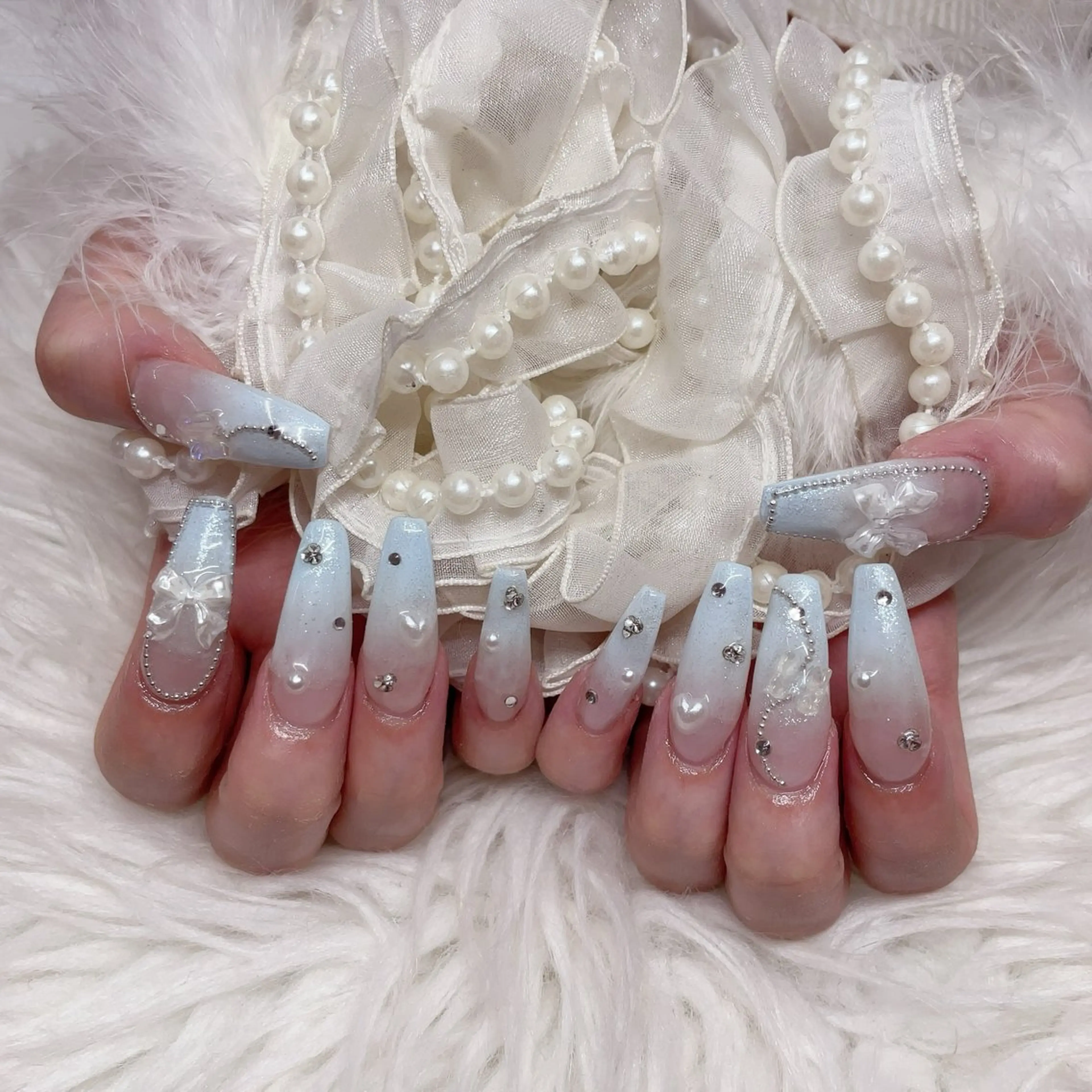 ⭐️長さ出し(スカルプ)モニター様価格圧倒的パーツ、カラー量🎀この機会にぜひ💫無料パーツ付け放題！の写真