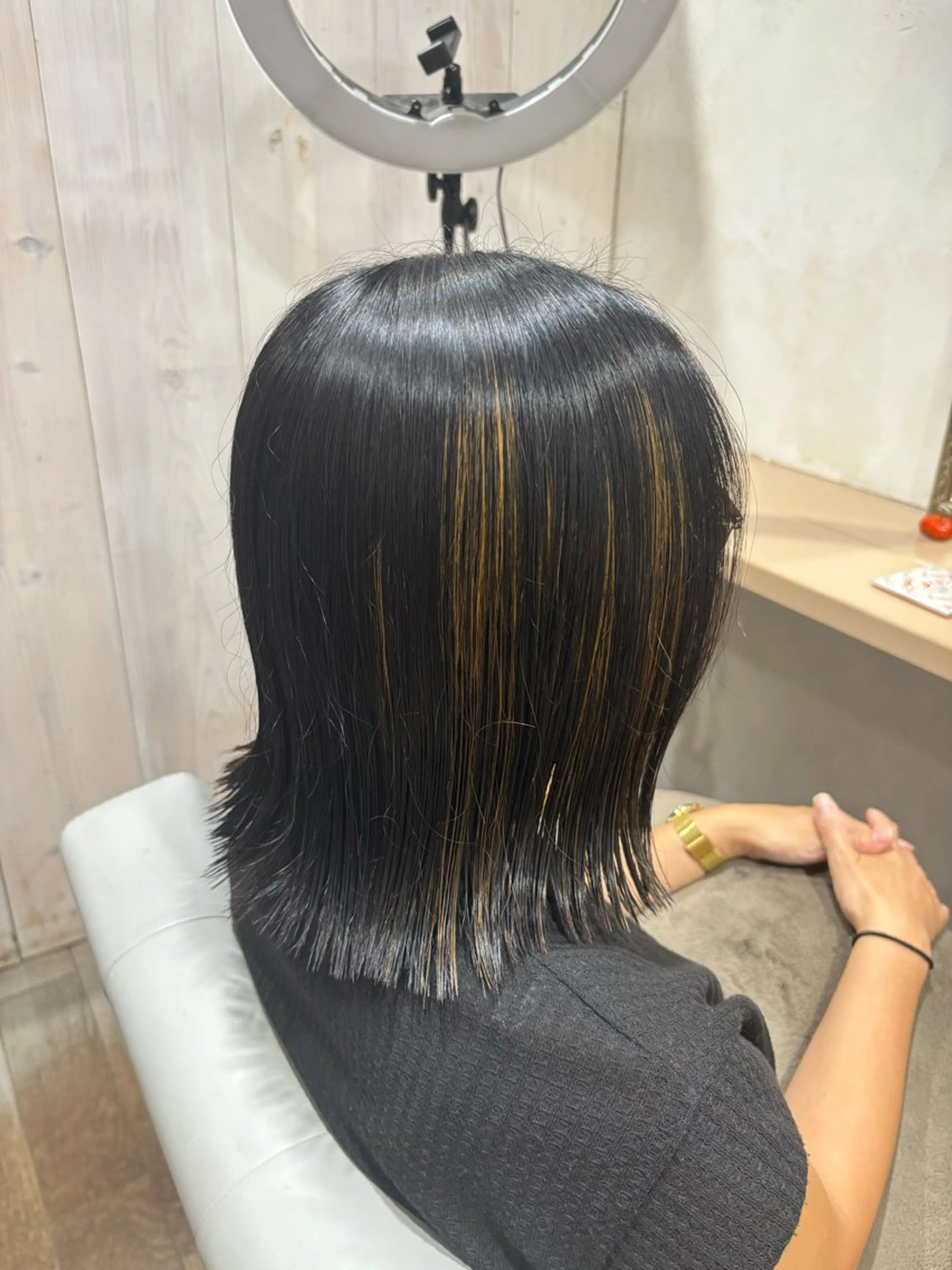 ミディアム 透明感カラー🫧/ naluのヘアスタイル