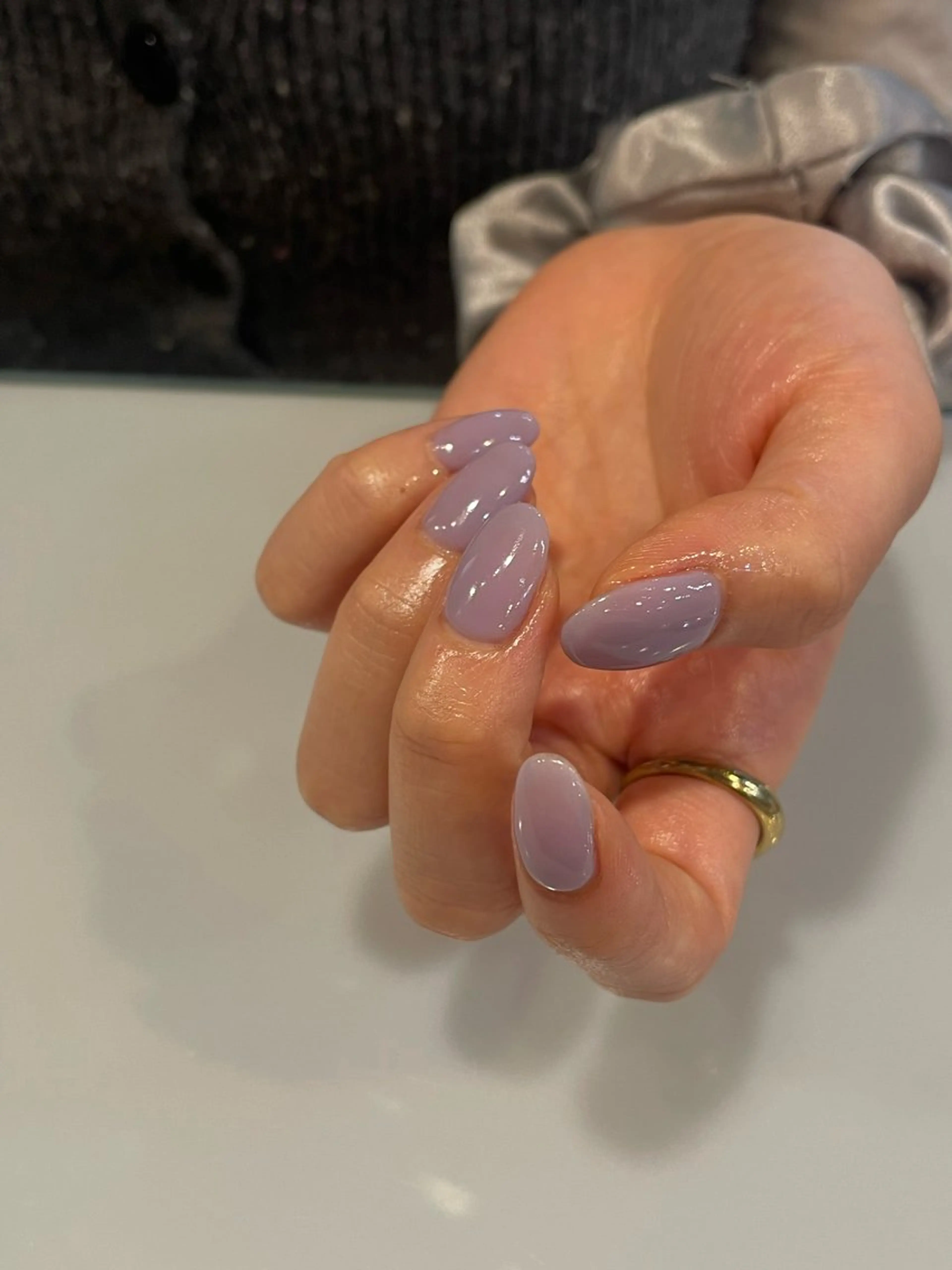 ネイル ワンカラーネイル 春ネイル Nail salon Relum所属・小林 珠莉のネイルデザイン