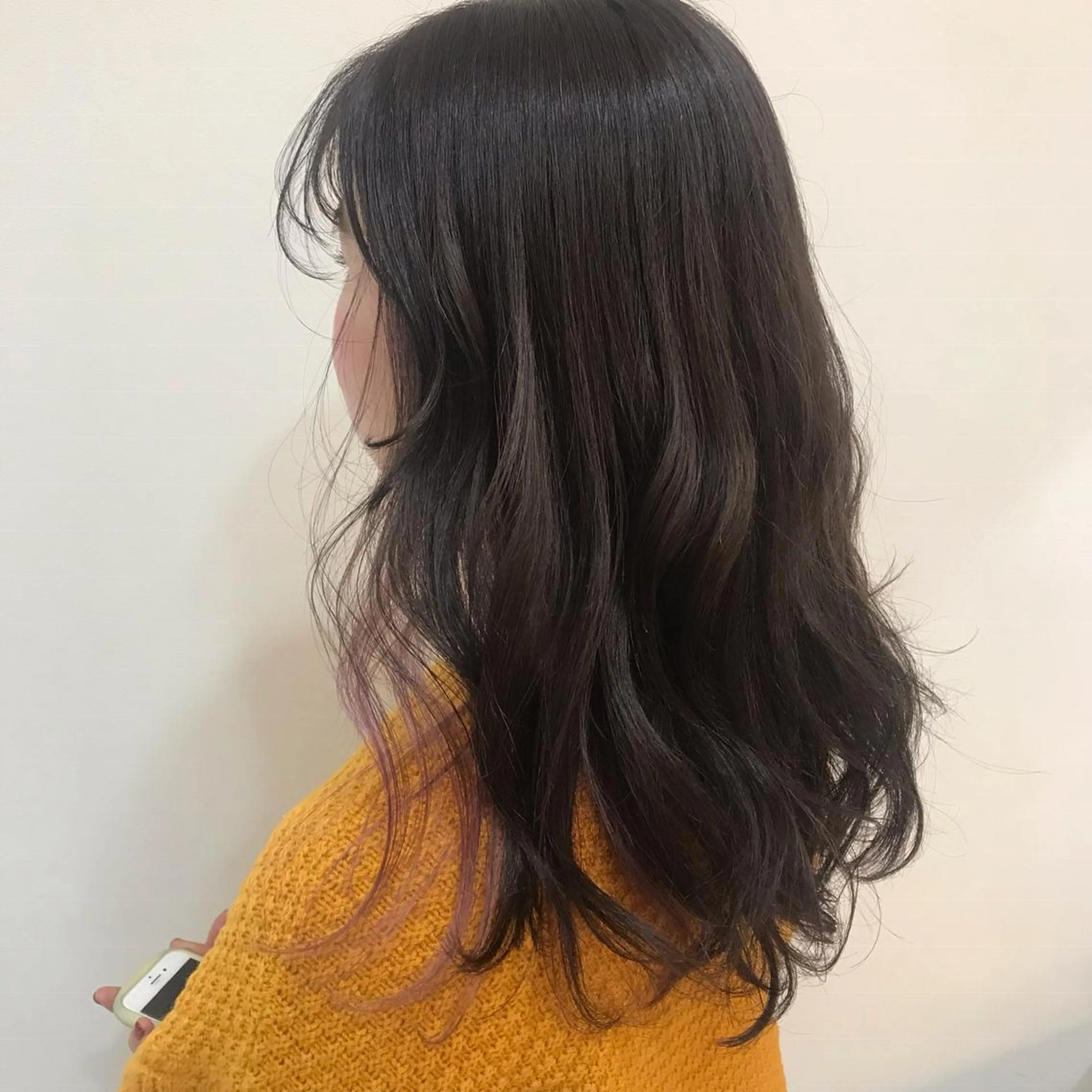 ロング カラー ピンクカラー 馴染ませNo.1🧃 エクステ・アレンジのヘアスタイル