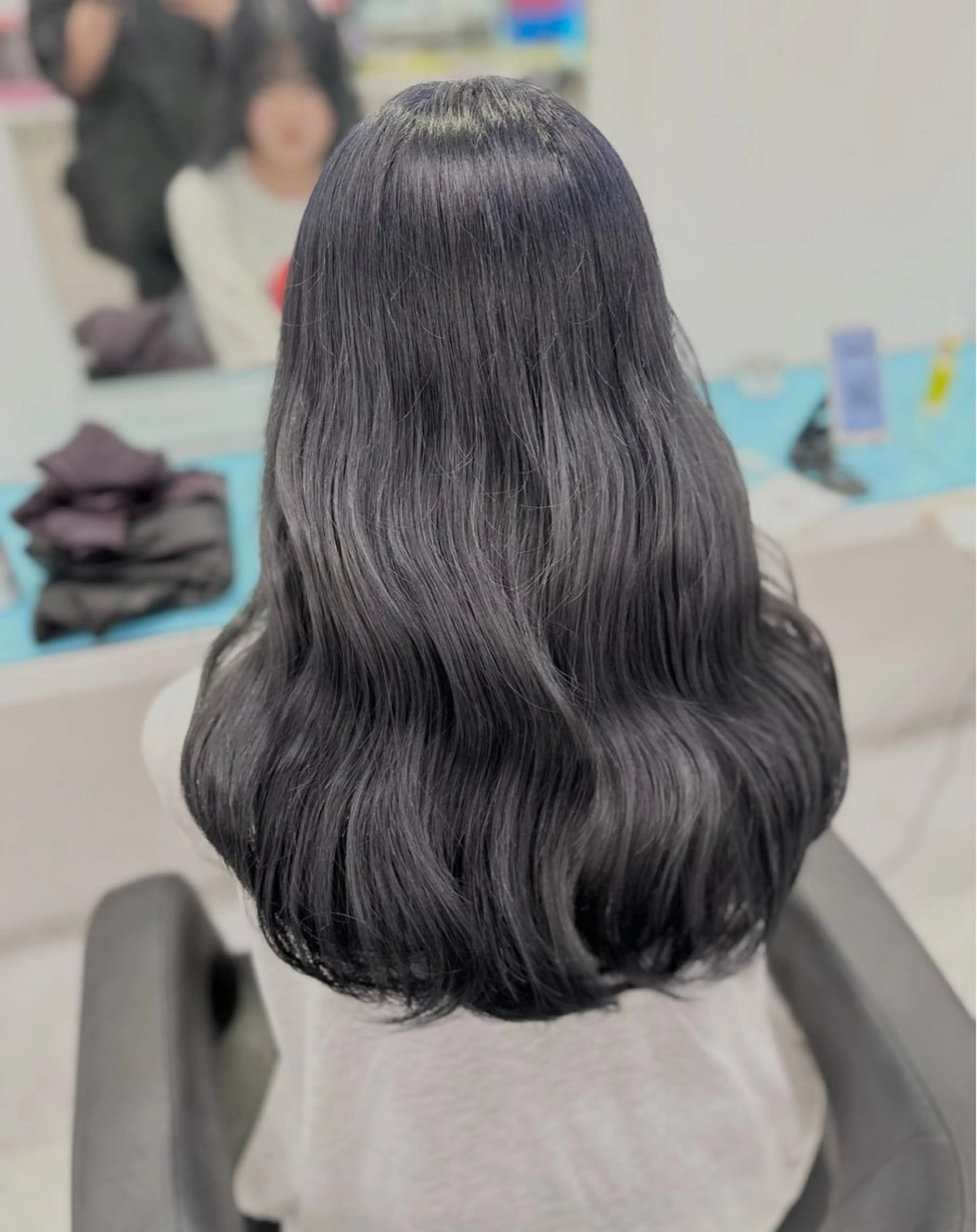 ロング カラー ヘアアレンジ カット ヘアカラー ヘアセット 🫧モテる💗ダメー ジレスハイトーン🫧のヘアスタイル