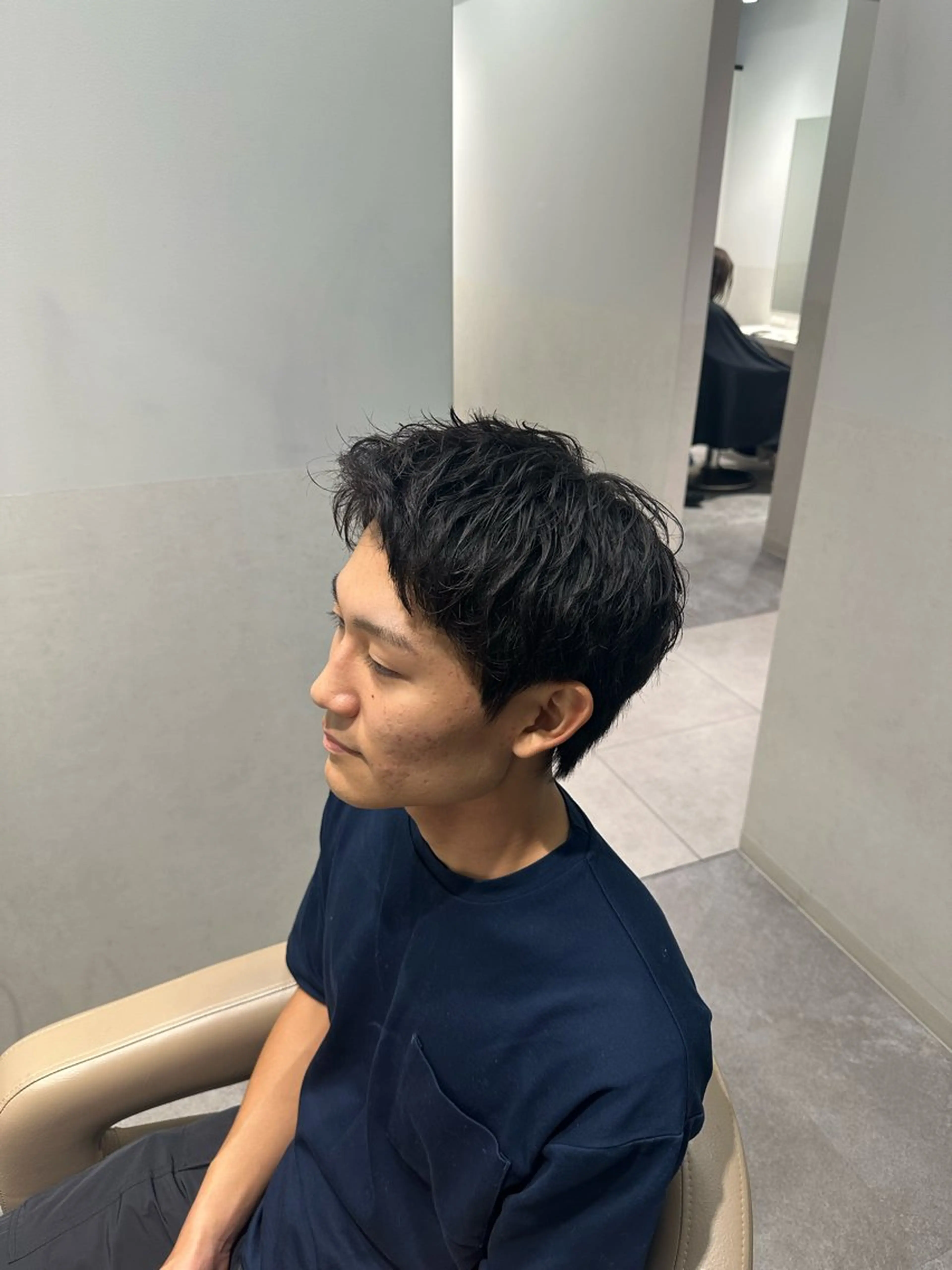 ショート パーマ SALOWIN下北No.R店所属・下北沢／メンズ/ メンズパーマ/優樹のヘアスタイル