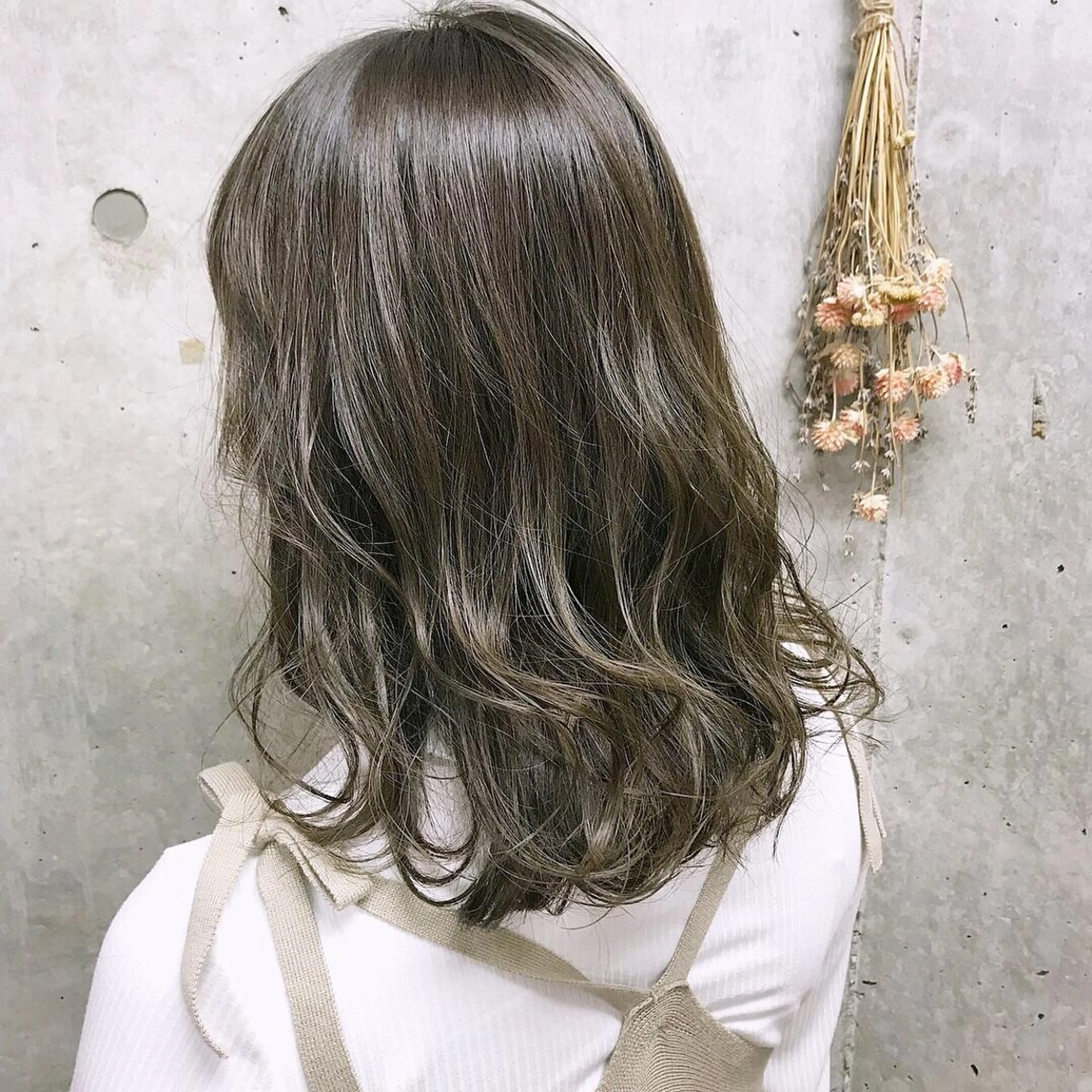 セミロング カラー アッシュ Satsuki ✂︎♡のヘアスタイル