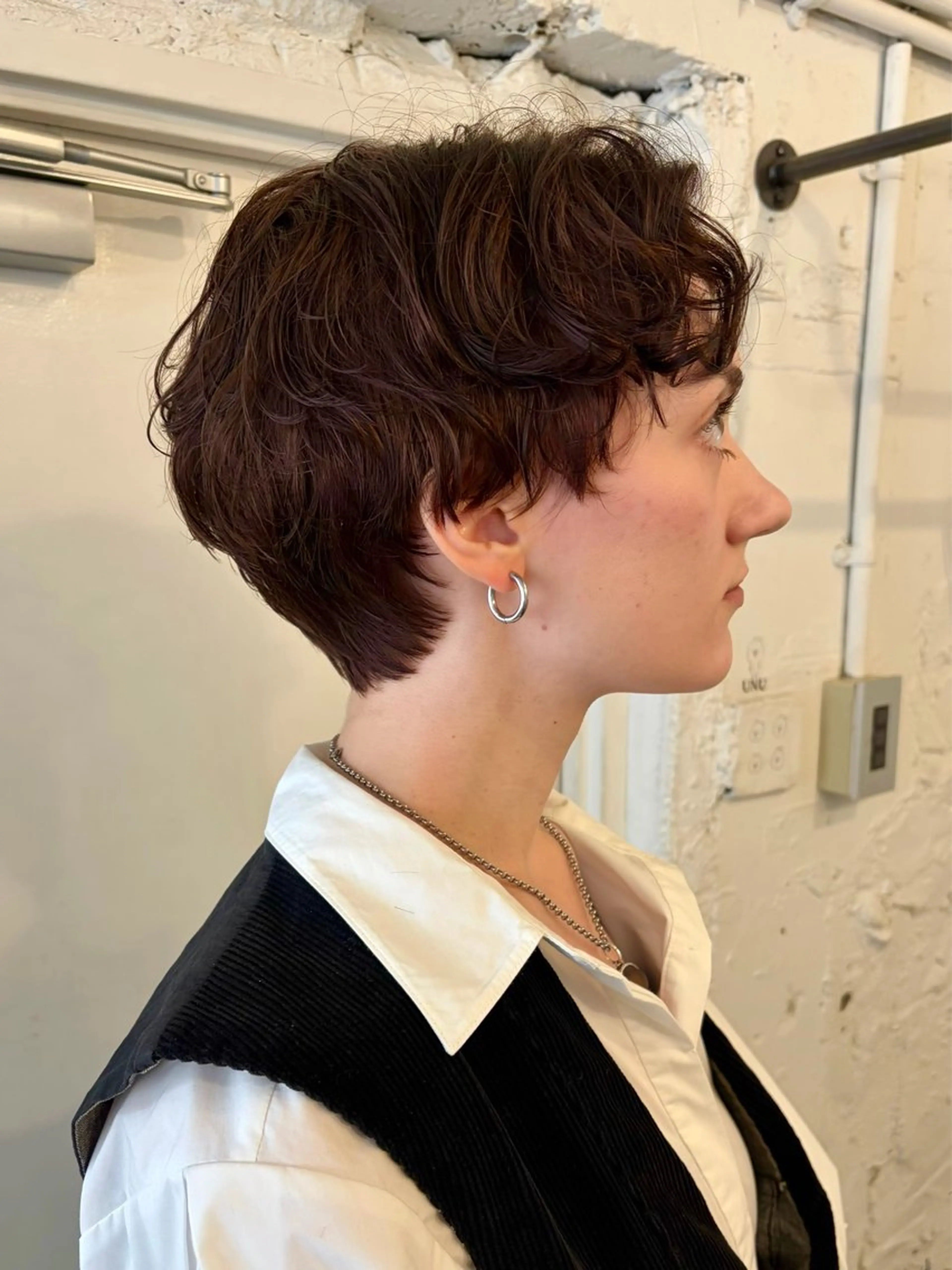 ショート カラー パーマ ショートヘア カット ヘアカラー パーマ トリートメント *UNU* RICOのヘアスタイル