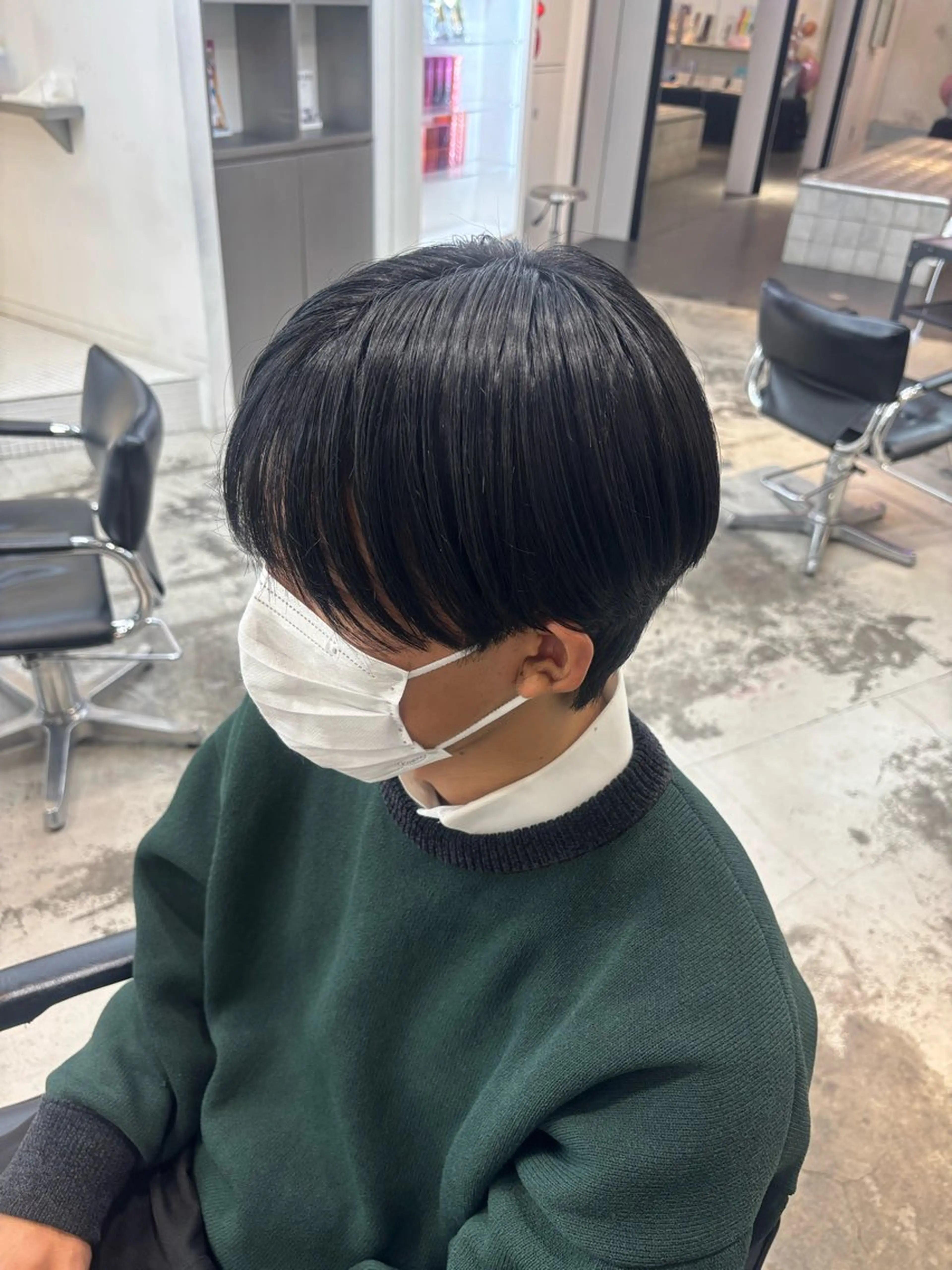 メンズ マッシュ シースルーマッシュ カット レイヤー sala 推しカラー職人🎀のヘアスタイル