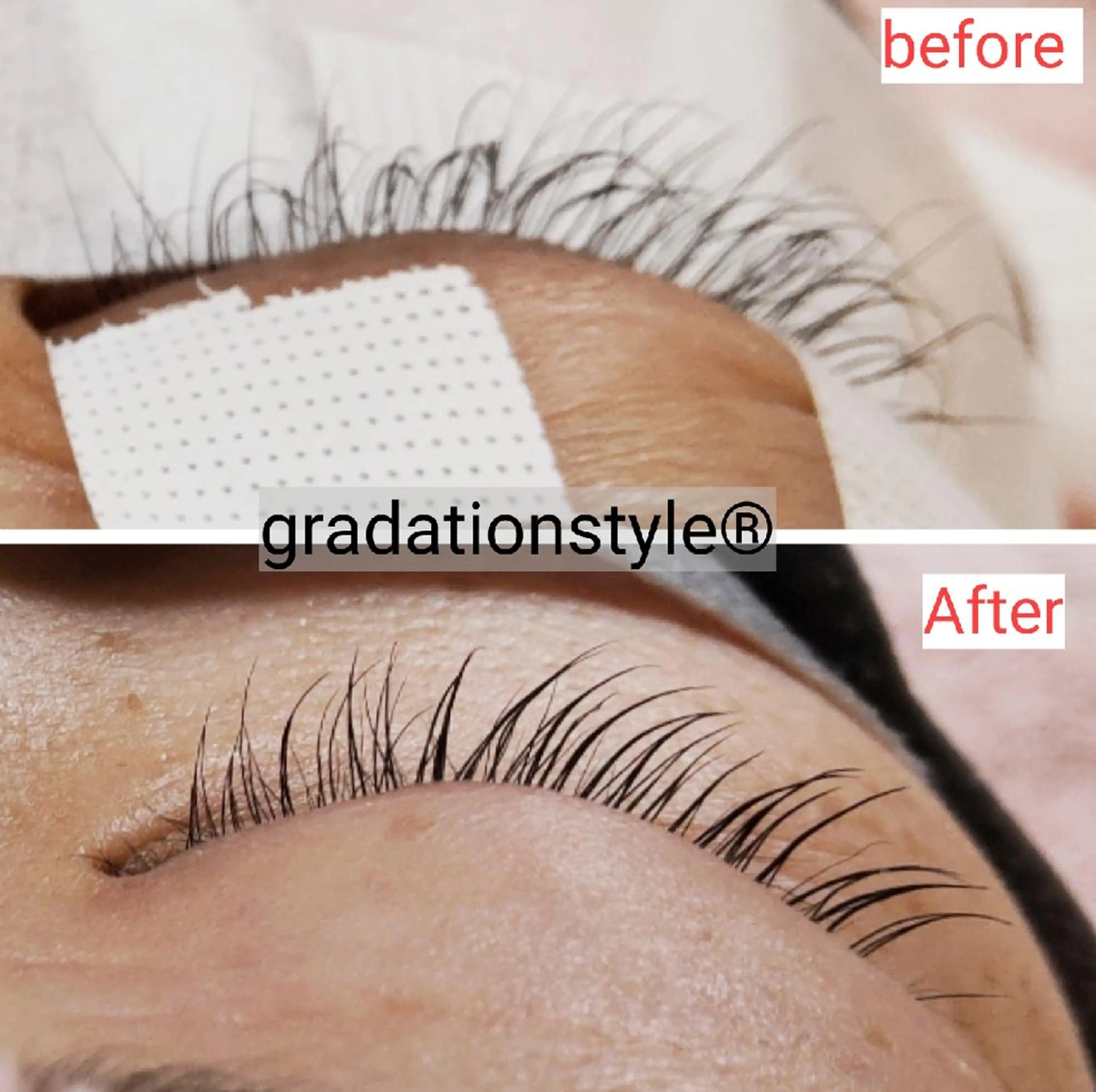 マツエク・マツパ 一重×まつ毛パーマ 🎼グラデーション スタイル札幌♫*✧のマツエク・マツパデザイン