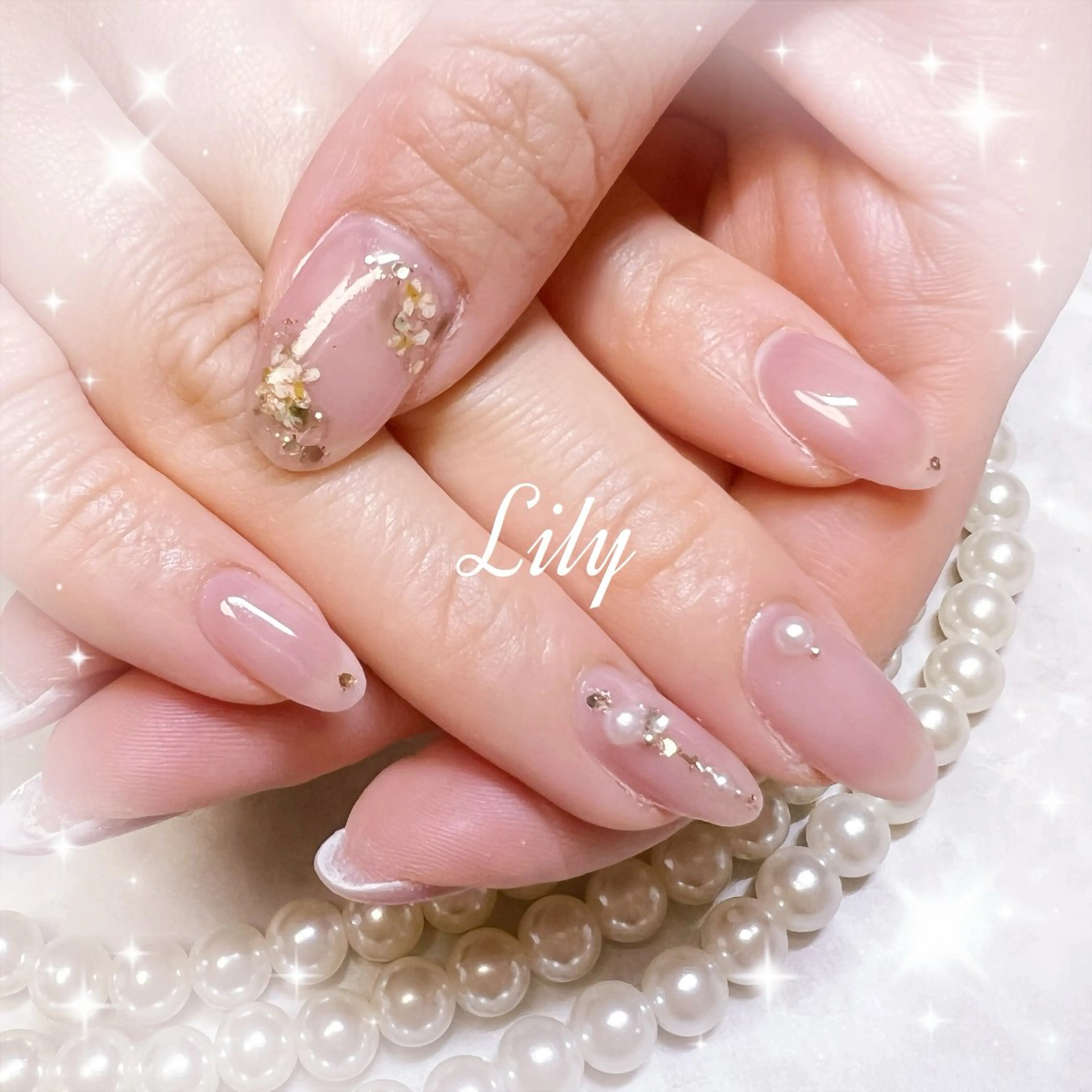 ネイル ハンドネイル Lily*nail 🌻Mii🌻のネイルデザイン